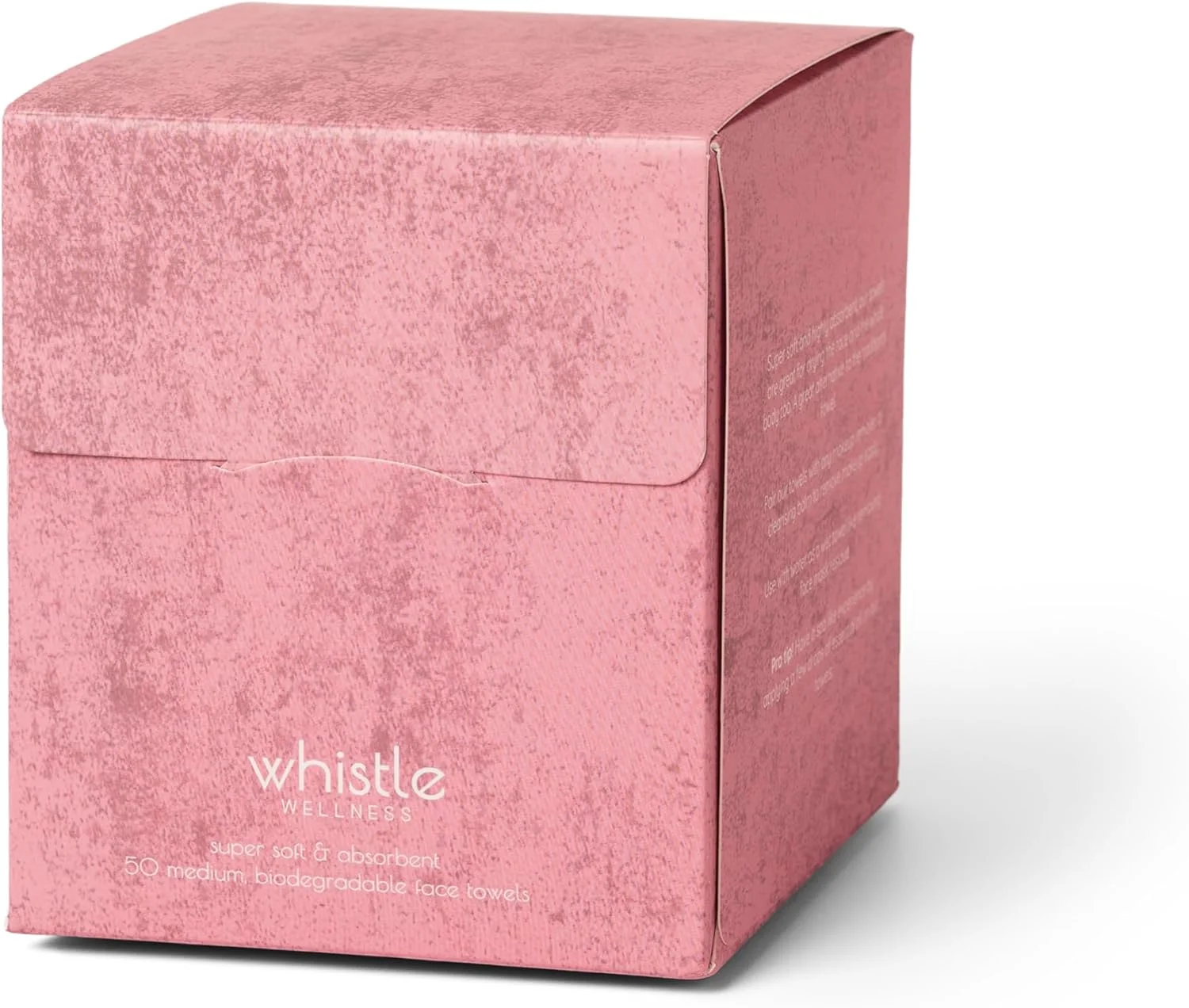 دستمال صورت یکبار مصرف - 20x20 سانتی متر، دستمال صورت فوق العاده نرم و جاذب زیستی - دستمال مرطوب خشک صورت برای پوست های حساس - دستمال مرطوب پاک کننده آرایش - جعبه درب دار - 50 عدد (1 بسته)