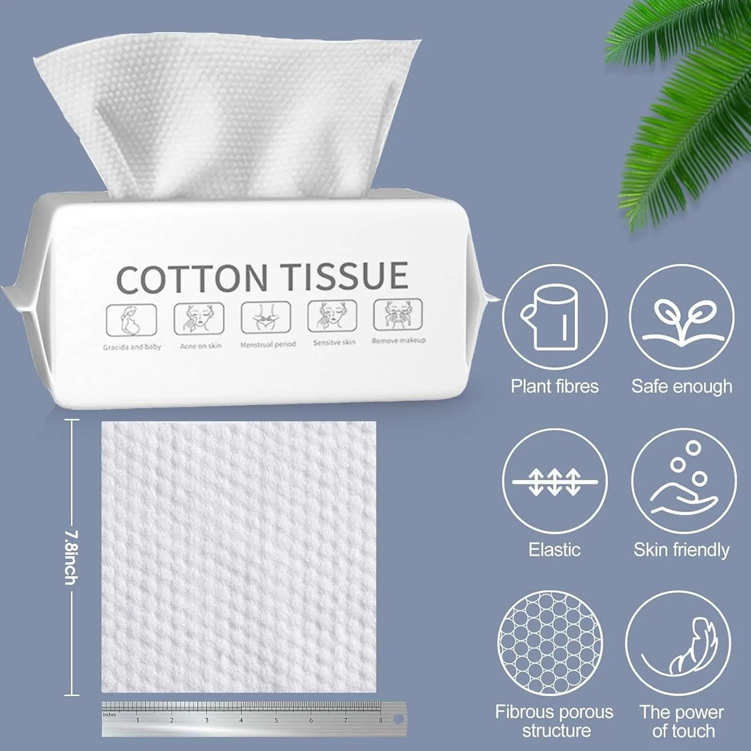 دستمال صورت یکبار مصرف مومنت، بسته 4 عددی، دستمال نرم، دستمال پاک کننده صورت، دستمال مرطوب و خشک، دستمال پاک کننده آرایش برای مراقبت از پوست، 400 عدد / 200 * 200 میلی متر