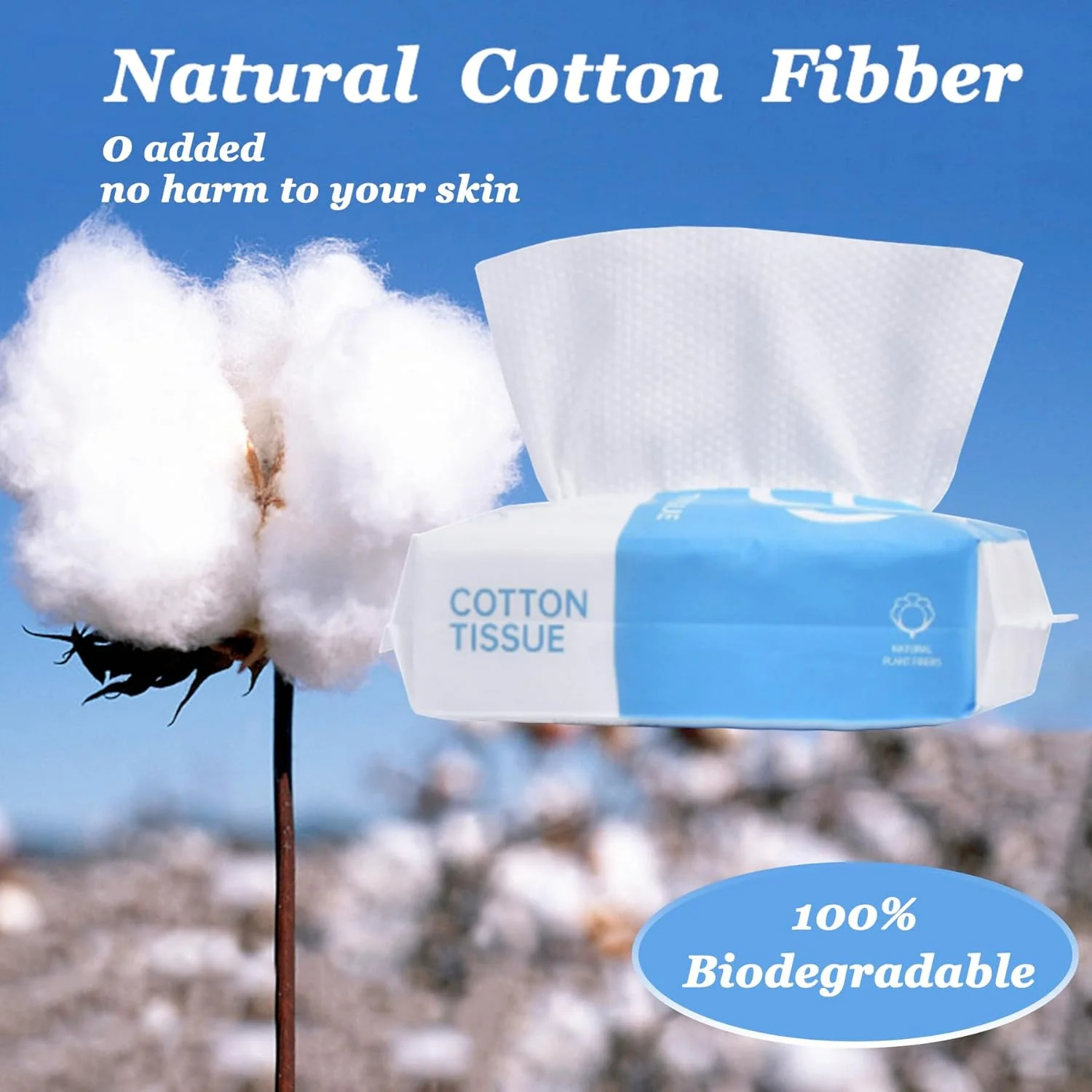 دستمال حوله ای یکبار مصرف پنبه ای، دستمال نرم و خشک صورت زنانه، دستمال مرطوب کودک، دستمال پاک کننده آرایش صورت، قابل حمل برای پوست حساس، کودک، پاک کننده آرایش و مراقبت شخصی (1 بسته)