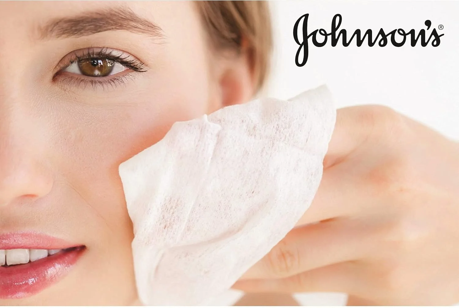 دستمال مرطوب پاک کننده آرایش جانسون 5 در 1، طراوت بخش با رایحه گل بهاری، 25 عدد، پاک کننده حتی آرایش ضد آب، دستمال مرطوب ملایم پاک کننده آرایش، آبرسان و طراوت بخش