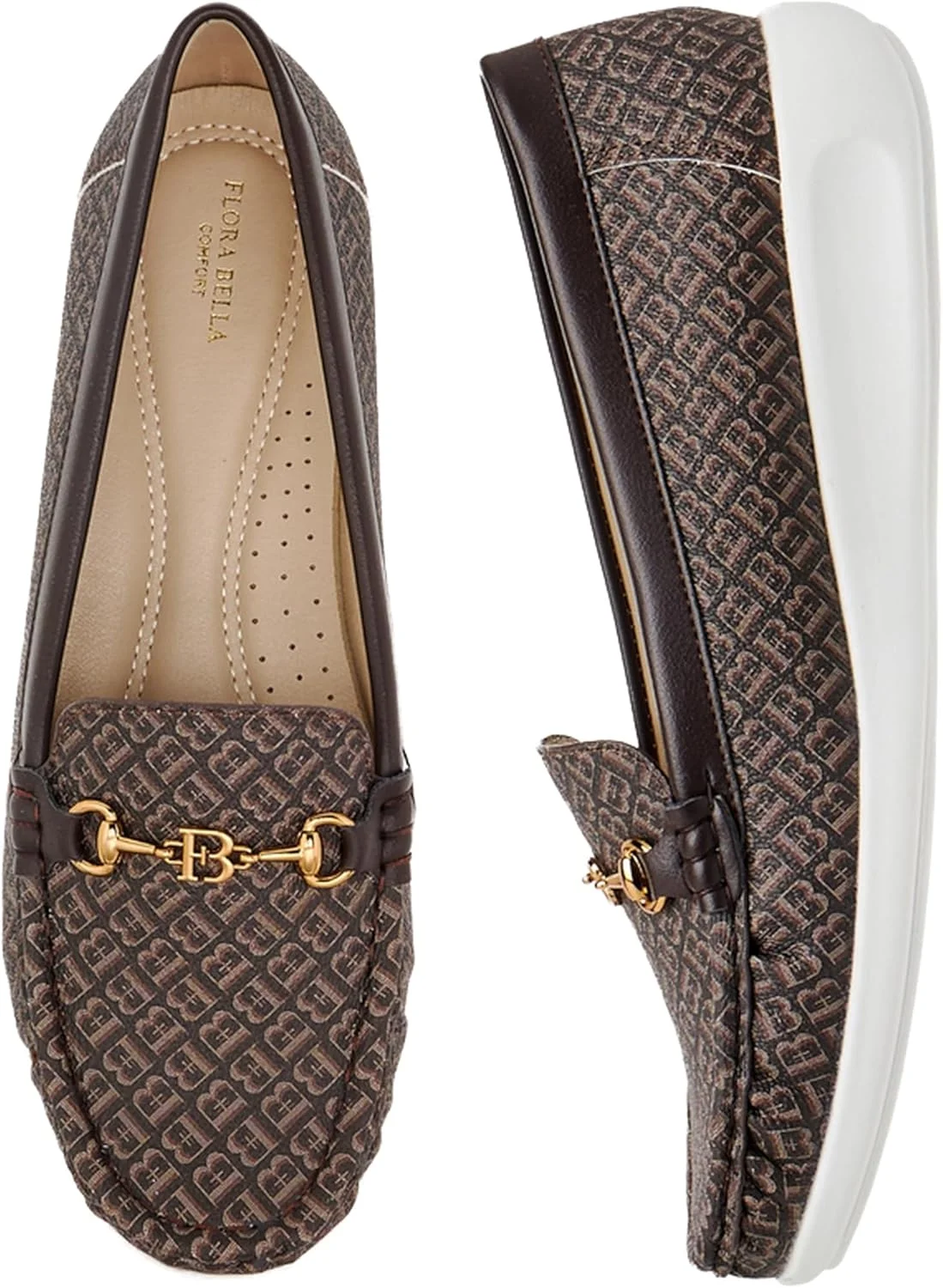 کفش کالج زنانه فلورا بلا از شواکسپرس - طرح مونوگرام