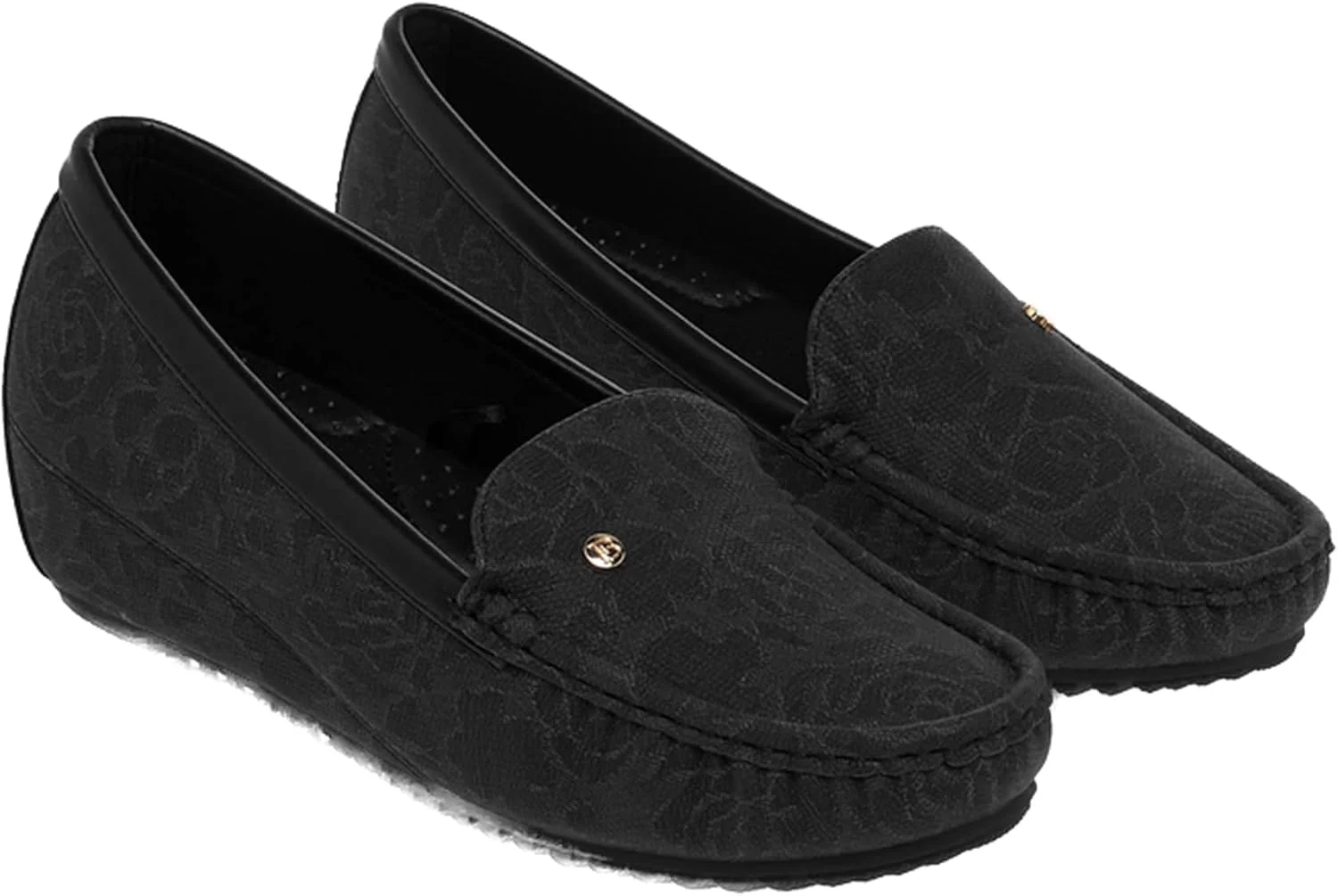 فلورا بلا از شواکسپرس زنانه - کالج های راحتی لغزنده با بافت گلدار و پاشنه لژدار