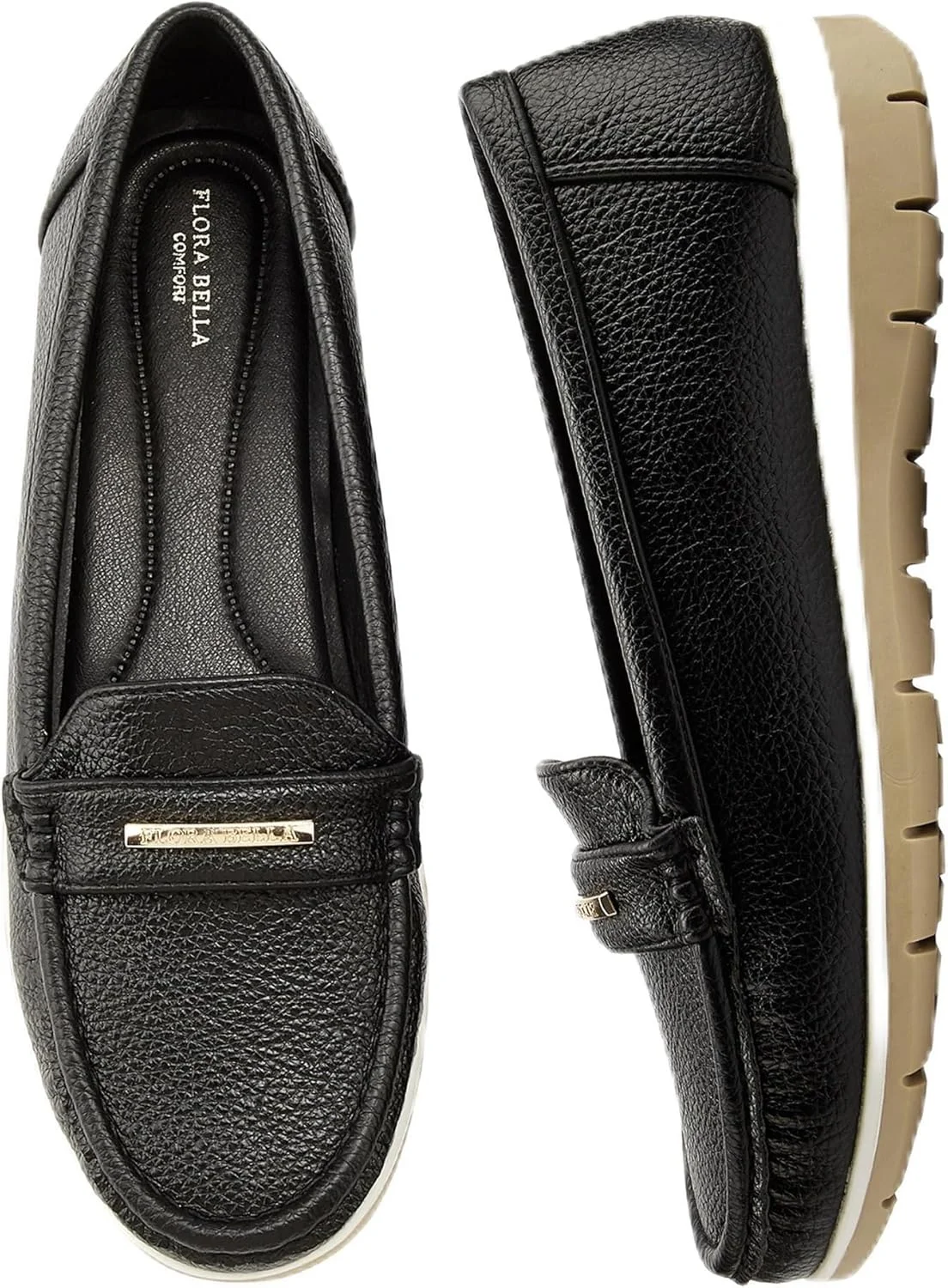 کفش کالج زنانه بافت‌دار Flora Bella از Shoexpress با تزیین فلزی