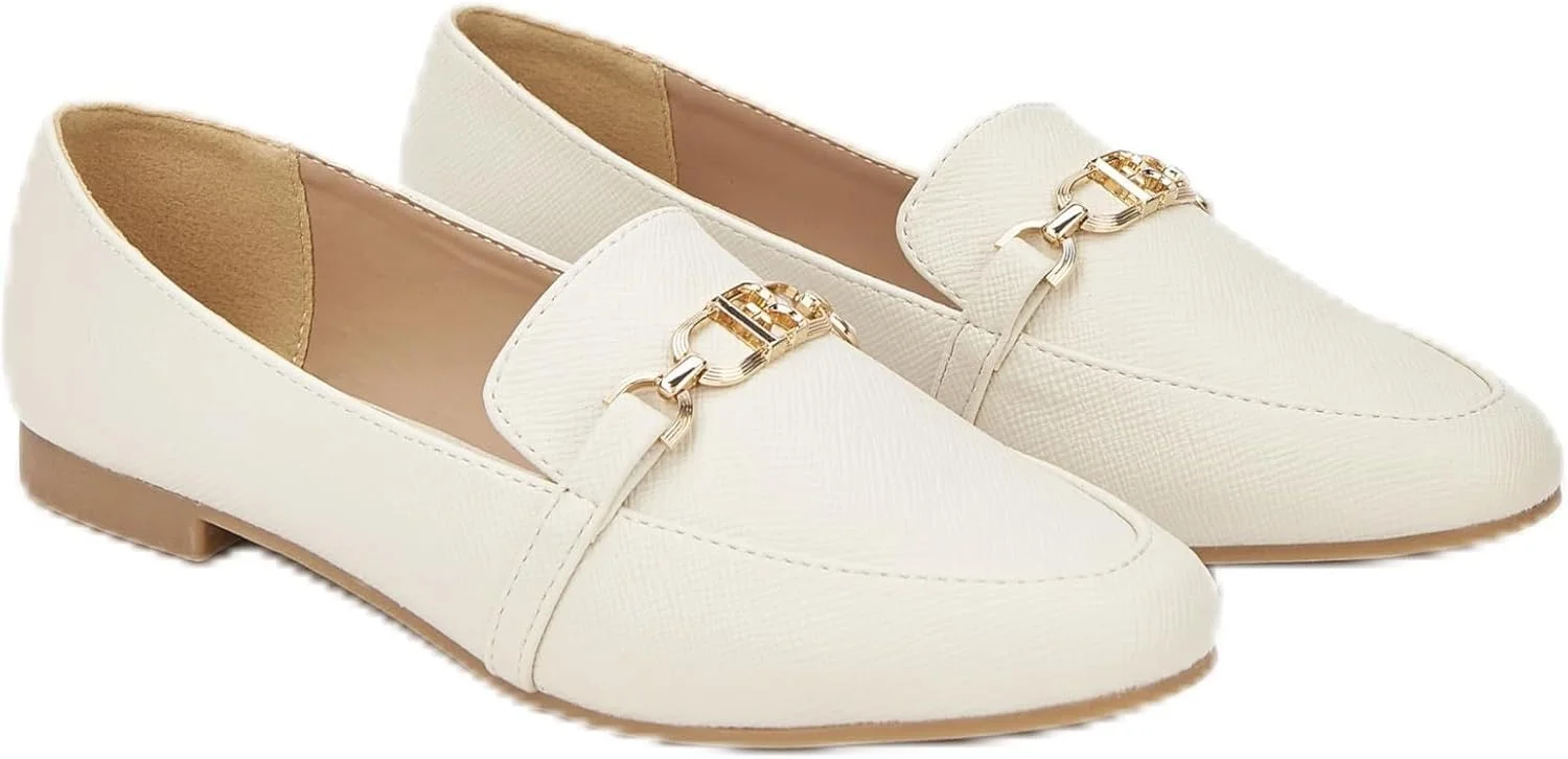 کفش کالج زنانه فلورا بلا از شواکسپرس با بافت و تزیین زنجیری