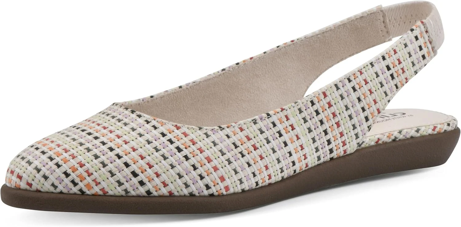 کفش لوفر تخت زنانه اسلینگ بک با زیره نرم و راحت کفش لوفر تخت زنانه اسلینگ بک با زیره نرم و راحت