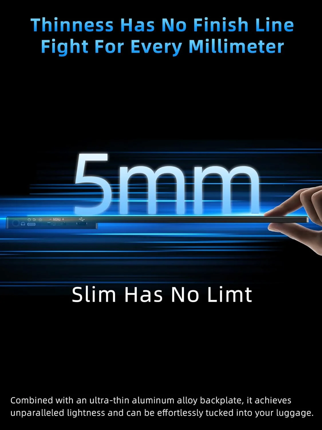 مانیتور قابل حمل 15.6 اینچی با کیفیت 1080P، صفحه نمایش باریک و سبک وزن با دو پورت USB-C و HDMI، مانیتور دوم کامپیوتر برای بازی، مانیتور مسافرتی برای PS4/5، ایکس باکس، سوییچ، مک، کامپیوتر و تلفن مانیتور قابل حمل 15.6 اینچی با کیفیت 1080P، صفحه نمایش باریک و سبک وزن با دو پورت USB-C و HDMI، مانیتور دوم کامپیوتر برای بازی، مانیتور مسافرتی برای PS4/5، ایکس باکس، سوییچ، مک، کامپیوتر و تلفن