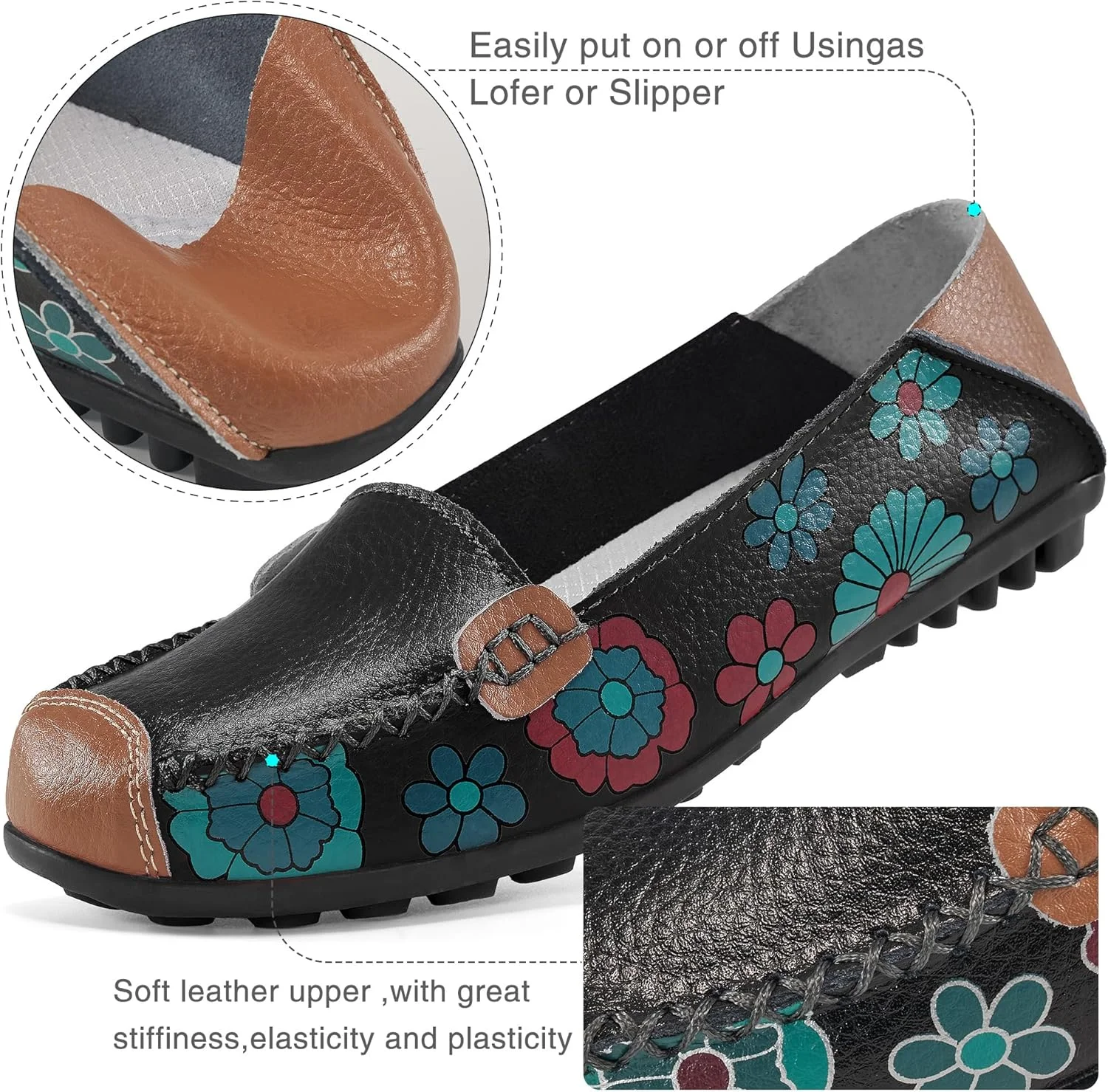 کفش کالج زنانه آبلانکزوم، رنگ قرمز شرابی