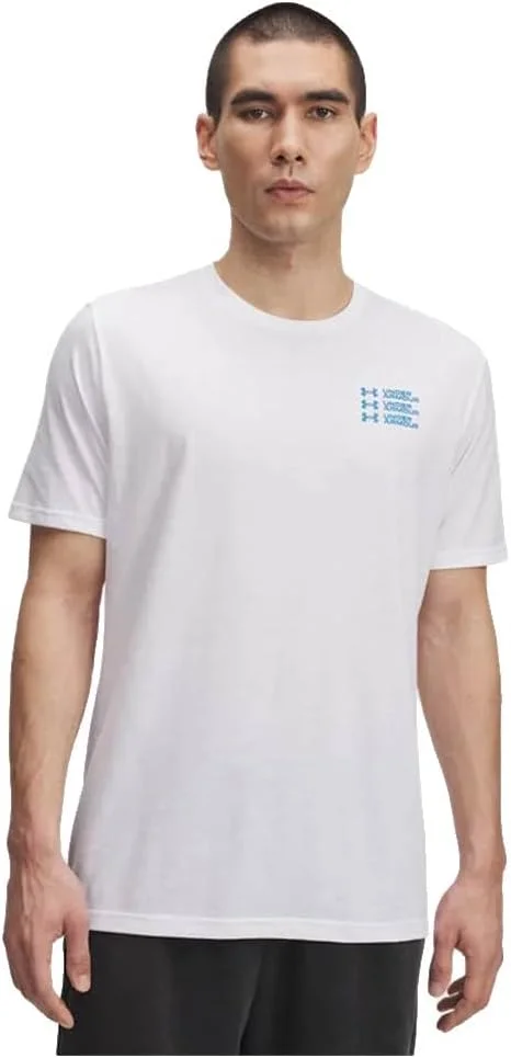 تی شرت آستین کوتاه مردانه آندر آرمور UA TRIPLE STACK LC LOGO (تک عددی)