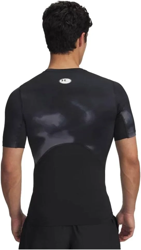 تی‌شرت آستین کوتاه ورزشی مردانه آندر آرمور UA HG Armour طرح‌دار