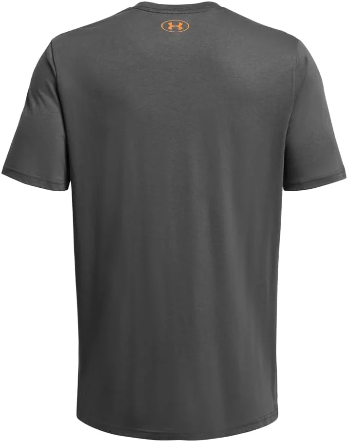 تی شرت آستین کوتاه مردانه با لوگوی بزرگ آندر آرمور مدل UA BIG LOGO FILL SS