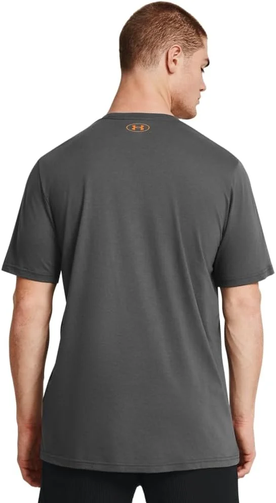 تی شرت آستین کوتاه مردانه با لوگوی بزرگ آندر آرمور مدل UA BIG LOGO FILL SS