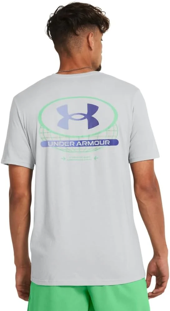 تی شرت آستین کوتاه مردانه آندر آرمور Global Lockertag