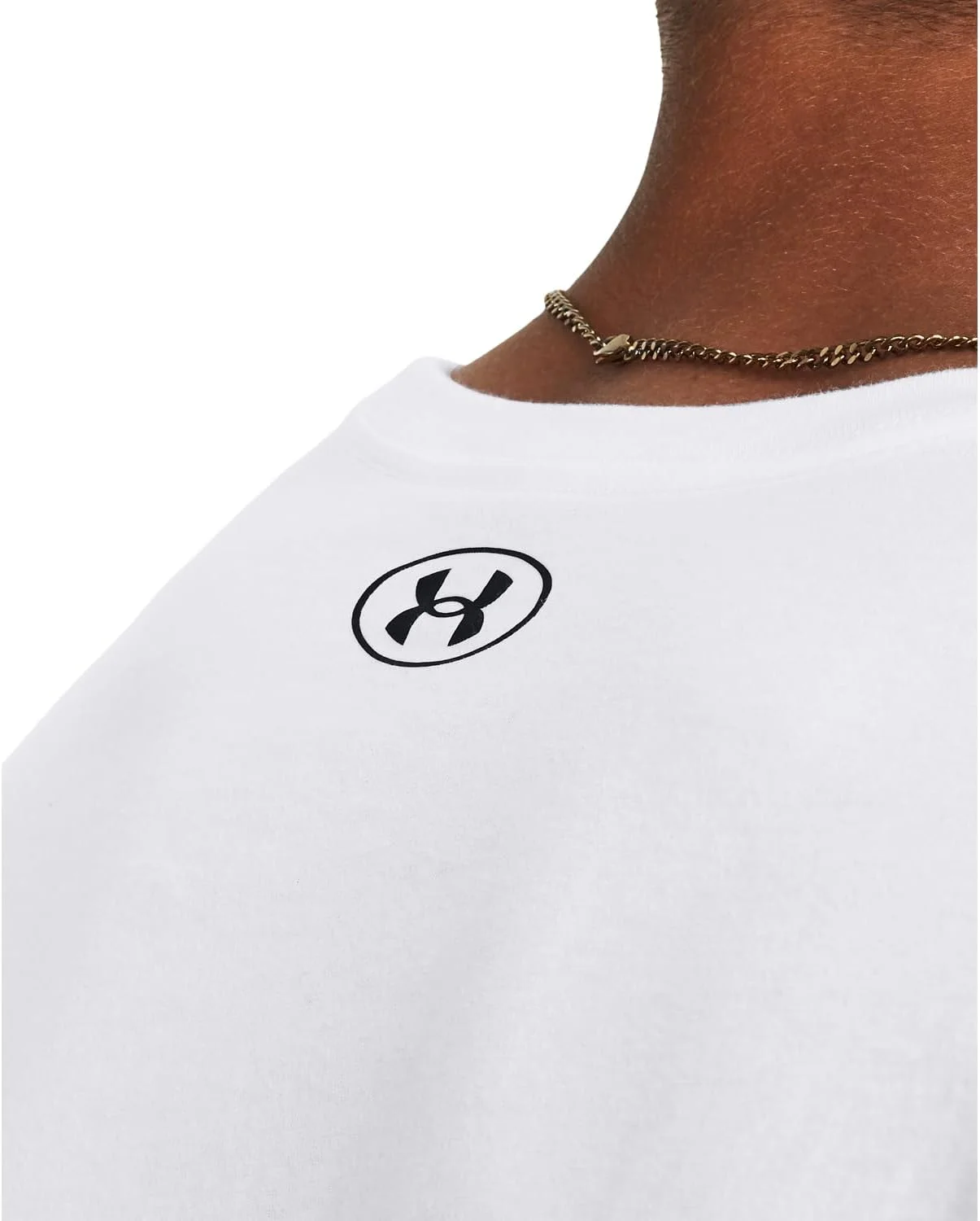 تی شرت آستین کوتاه مردانه آندر آرمور UA CPRNT CHEST STRIPE، خاکستری سایز XL