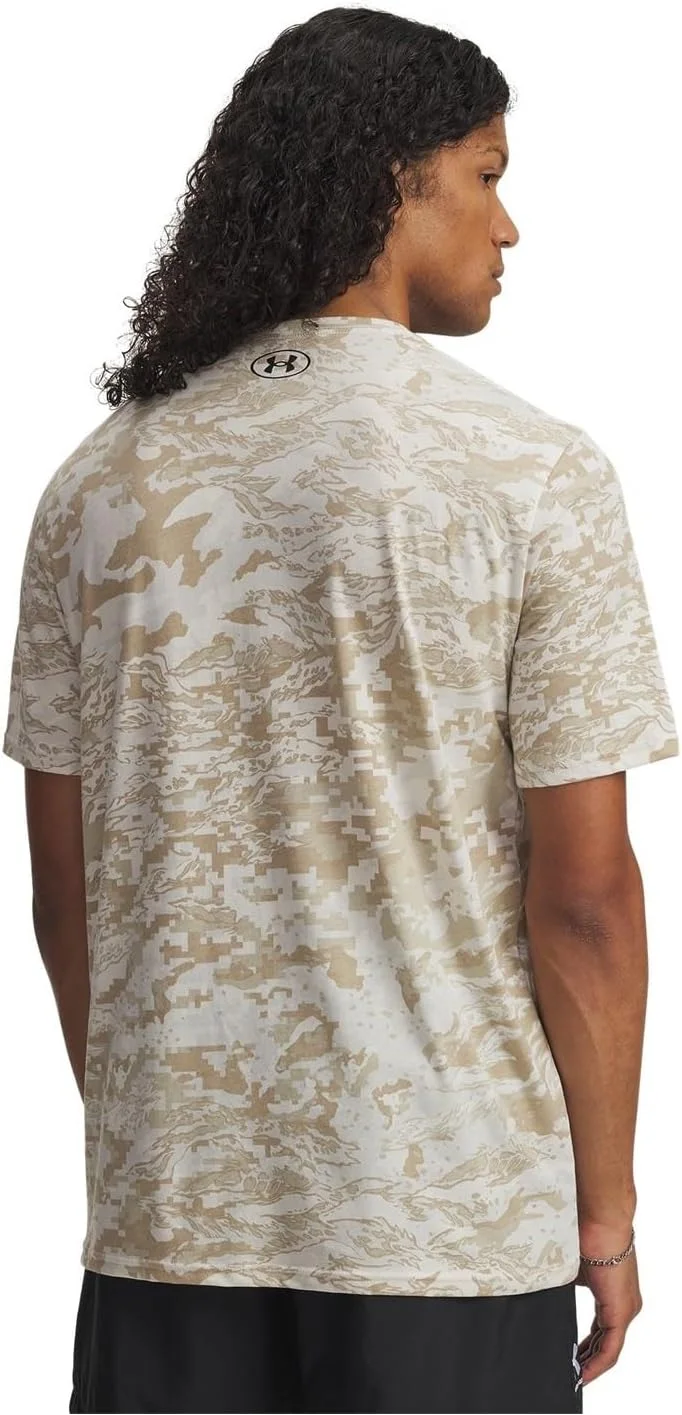 تی شرت آستین کوتاه مردانه آندر آرمور مدل UA ABC CPRNT SS طرح استتار ABC