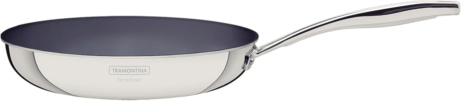 تابه استیل ترامونتینا گرانو با بدنه سه لایه و پوشش داخلی سرامیکی گرافیتی 8 اینچی مدل 62155206