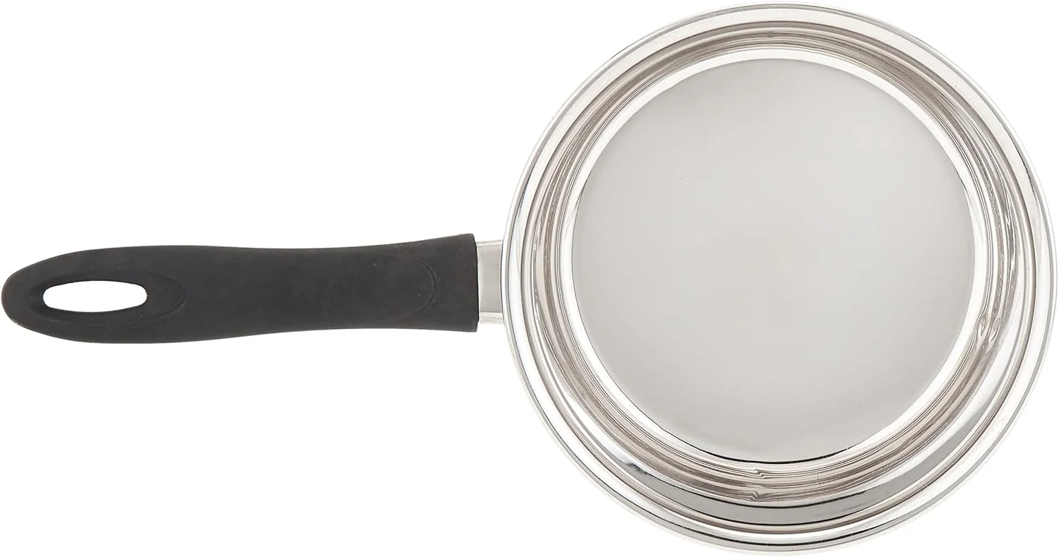 قابلمه استیل ضد زنگ راج با درب، نقره ای، 18 سانتی متر، GSSSP3