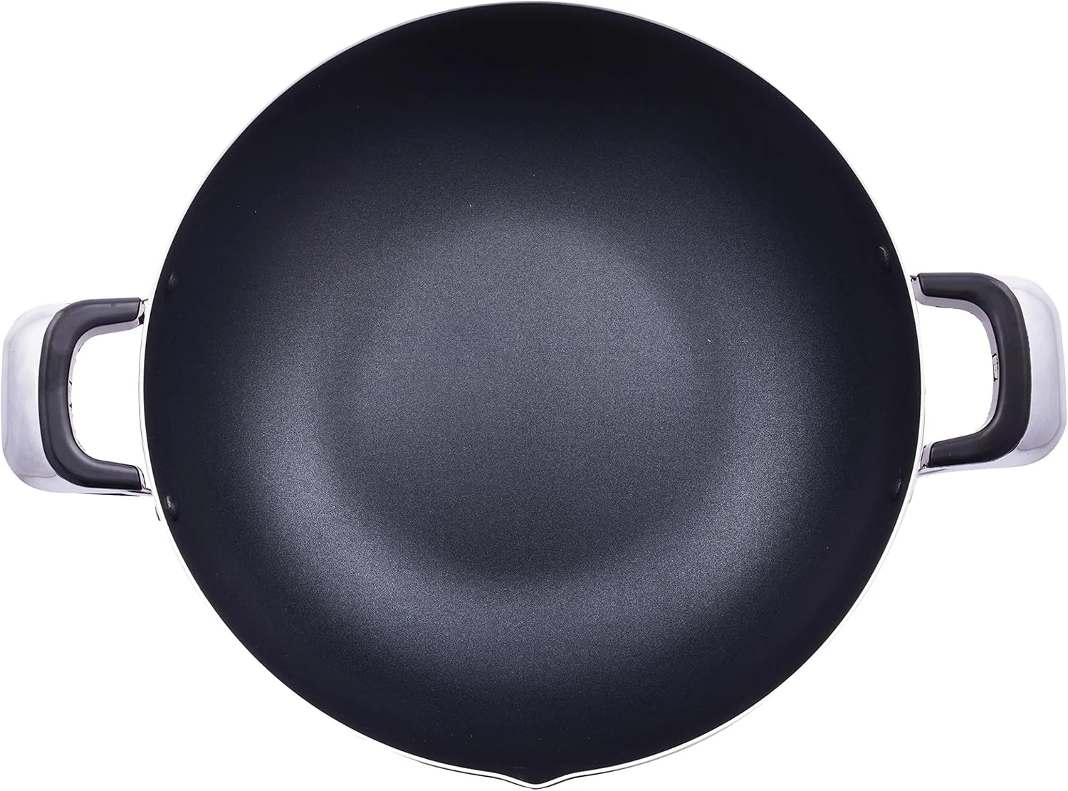 تابه وک آلومینیومی رویال فورد، 30 سانتی متر - تابه سرخ کردنی ایمن برای اجاق های القایی با پوشش گرانیتی نچسب بادوام - تابه و دسته های مقاوم در برابر حرارت - تابه قابلمه ای