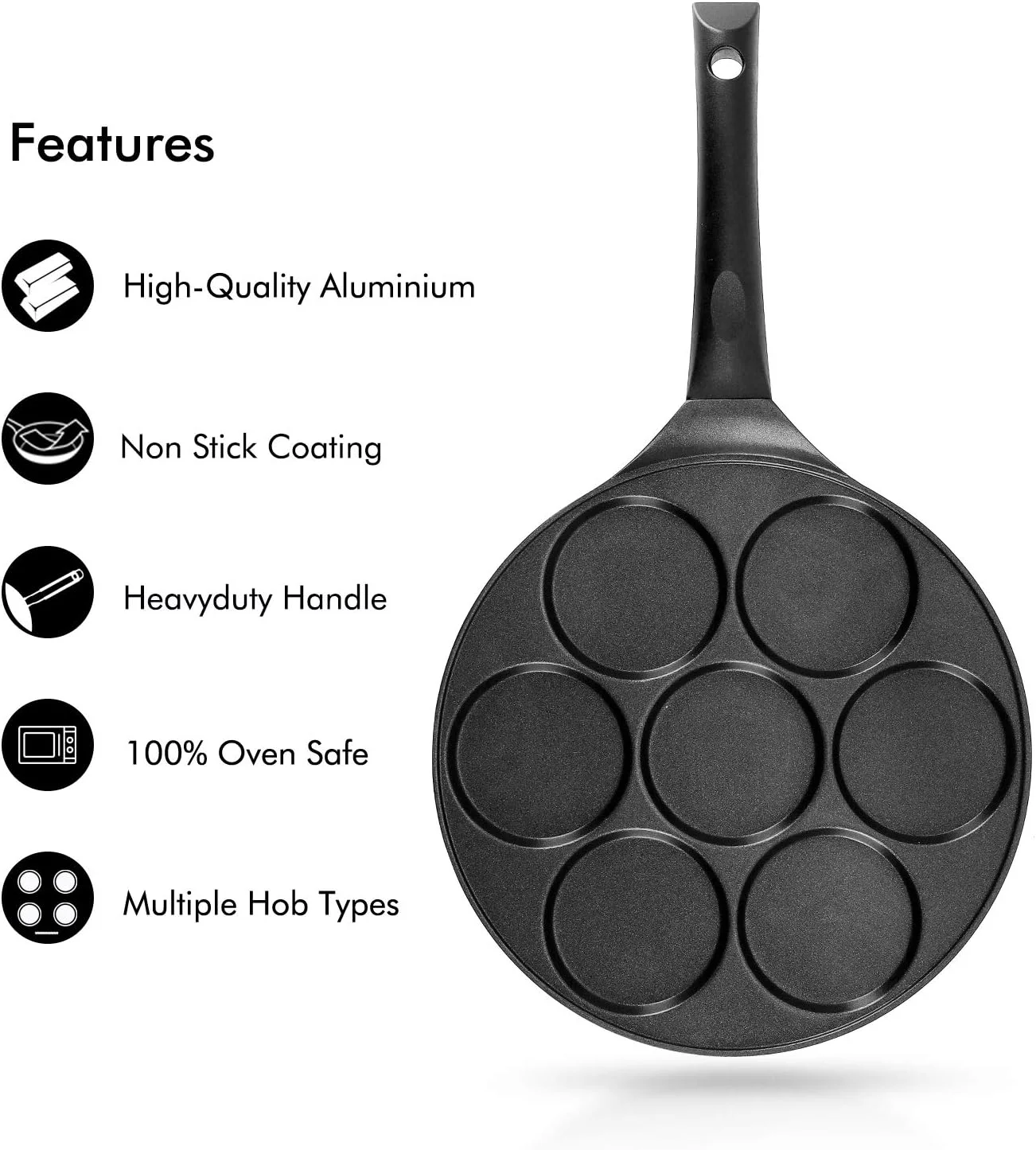 رویال فورد تابه پنکیک پز آلومینیوم دایکاست [RF5781]