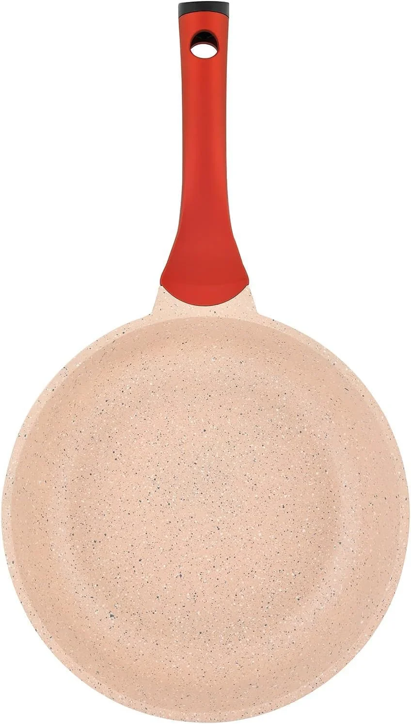 ست ظروف پخت و پز 12 پارچه آلومینیوم دایکاست نچسب گرانیتی پرستیژ اسنشیالز | ست قابلمه و تابه سازگار با اجاق القایی | صورتی - PR80964