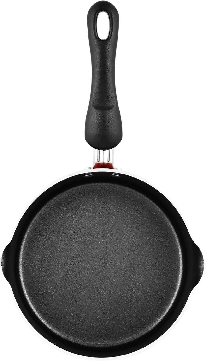 شیرجوش آلومینیومی کلاسیک پرستیژ با ظرفیت 1.4 لیتر و قطر 16 سانتی متر | سطح نچسب | دسته با طراحی ارگونومیک - قرمز