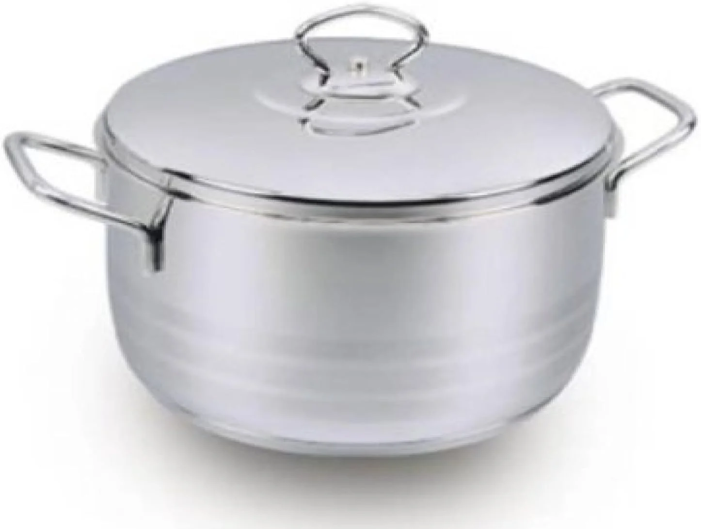 قابلمه استیل کرکماز مدل Mega Tri-Ply با درب، سایز ۲۸x۱۷ سانتی متر / ۱۰.۰ لیتر | نقره ای - KA1942