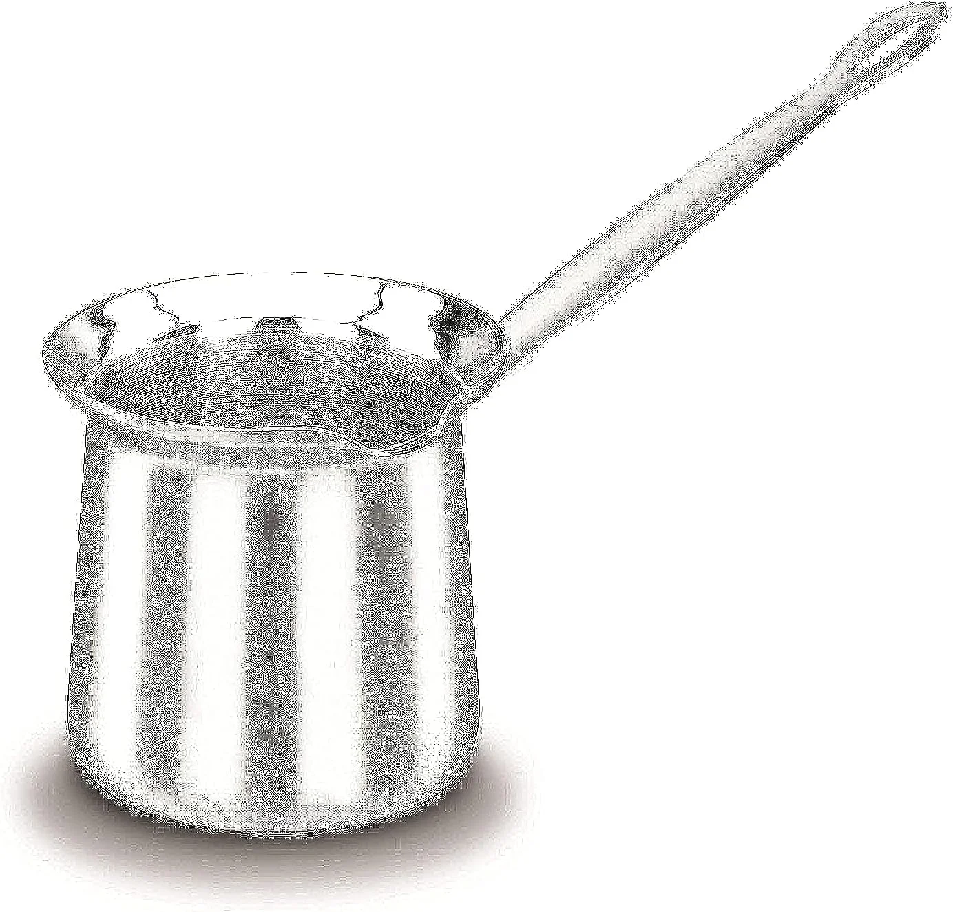 شیرجوش کلاسیک کورکماز 1.0 لیتری | قابلمه شیر استیل | نقره ای - KA137