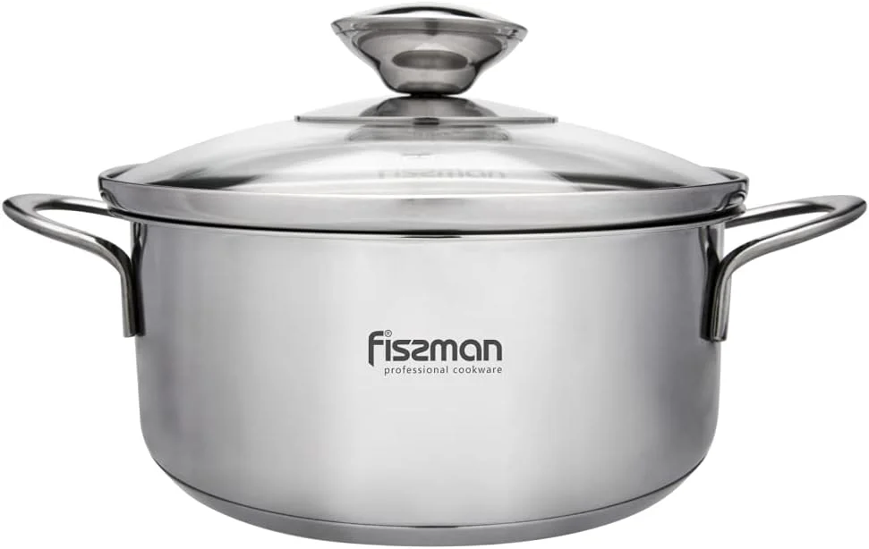 شیرجوش/قابلمه استیل بامبینو فیسمن به همراه درب شیشه ای 14x6.0 سانتی متر/ 0.9 لیتر - ظروف پخت و پز کلاسیک، برای جوشاندن شیر، سس، آب گوشت، پاستا، نودل شیرجوش/قابلمه استیل بامبینو فیسمن به همراه درب شیشه ای 14x6.0 سانتی متر/ 0.9 لیتر - ظروف پخت و پز کلاسیک، برای جوشاندن شیر، سس، آب گوشت، پاستا، نودل