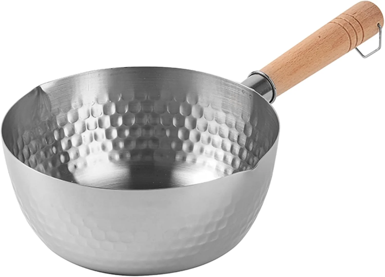 شیرجوش استیل دلکاسا مدل DC3230، سایز 18 سانتی متر، استیل/بژ