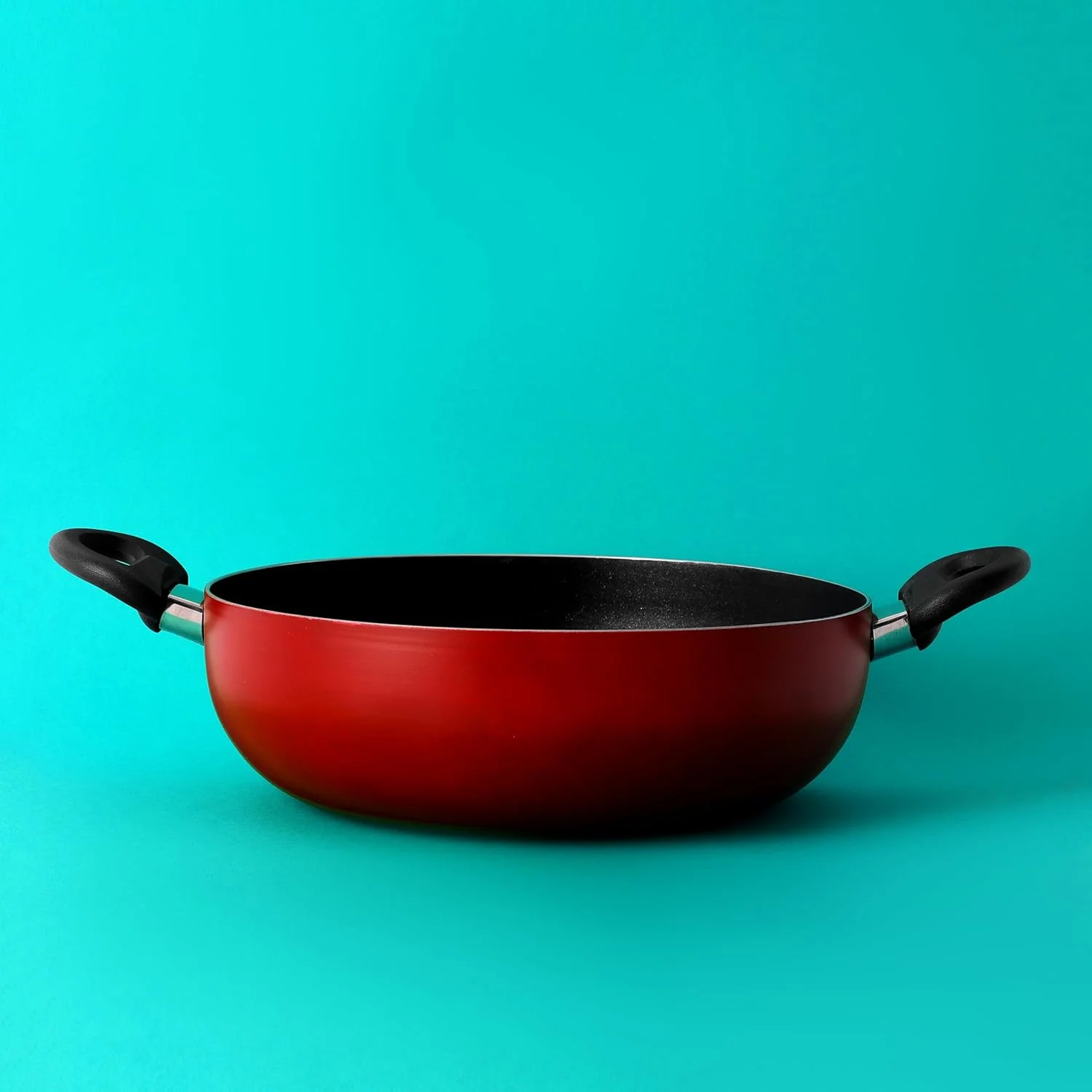 تابه ووک آلومینیومی ۲۴ سانتی متری Delcasa با پوشش نچسب، قابل شستشو در ماشین ظرفشویی و سازگار با اجاق القایی