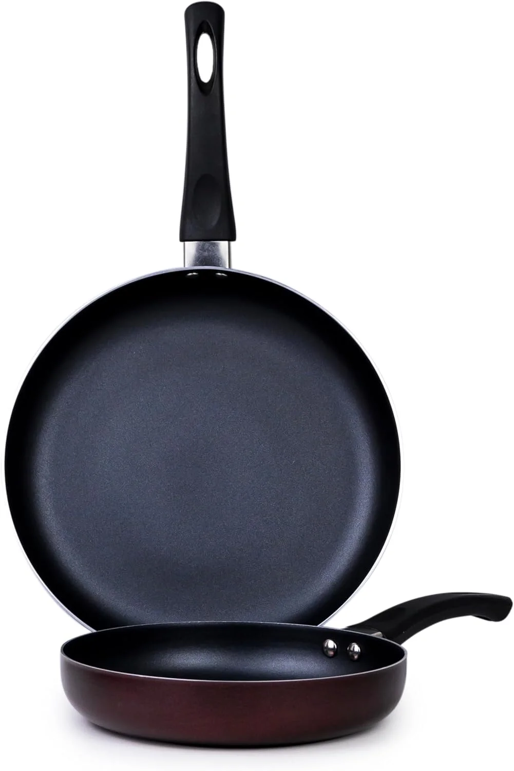 ست دو عددی تابه آلومینیومی Cuisine Art CKB4-2026 Wilson - سایز ۲۰ و ۲۶ سانتی متر، تابه های نچسب مناسب اجاق های القایی با دسته نرم و مقاوم در برابر حرارت