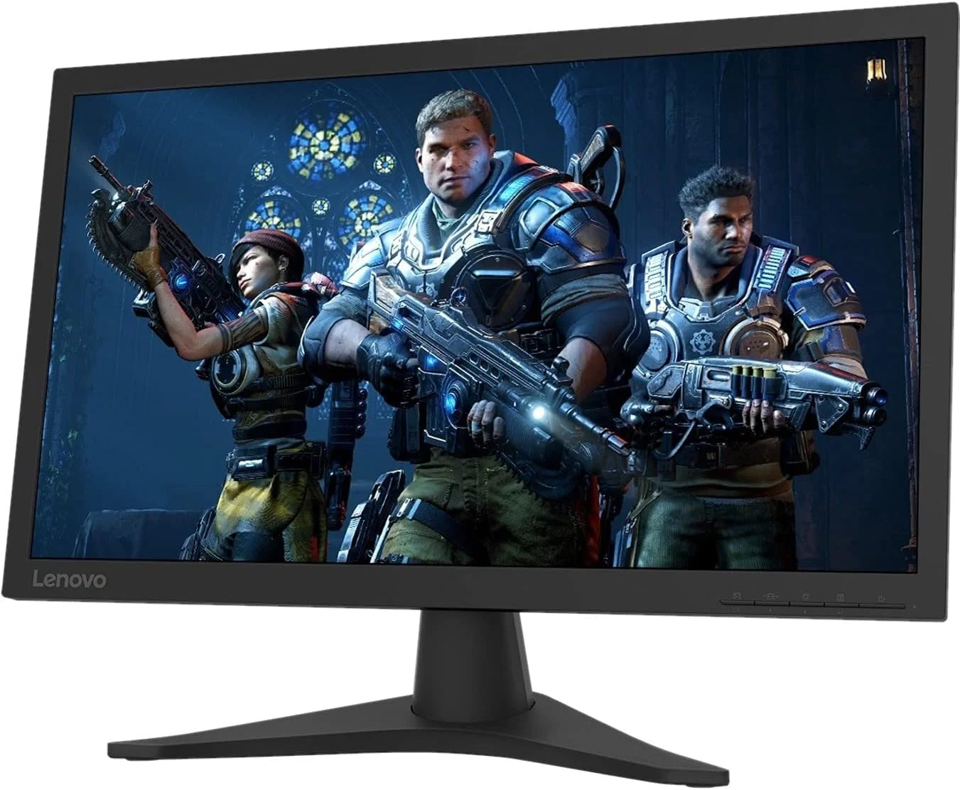 مانیتور گیمینگ 23.6 اینچی لنوو G24-10، FHD، پنل TN، نور پس زمینه LED، سازگار با NVIDIA G-SYNC، نرخ تازه سازی 144 هرتز، زمان پاسخ 1 میلی ثانیه، HDMI، DP، نور آبی کم، ضد تابش