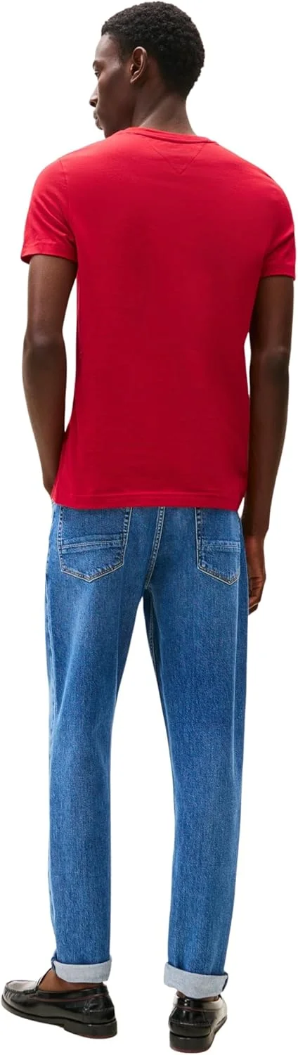 تی شرت آستین کوتاه مردانه تامی هیلفیگر مدل Tommy Logo Tee Mw0mw11797 تی شرت آستین کوتاه مردانه تامی هیلفیگر مدل Tommy Logo Tee Mw0mw11797