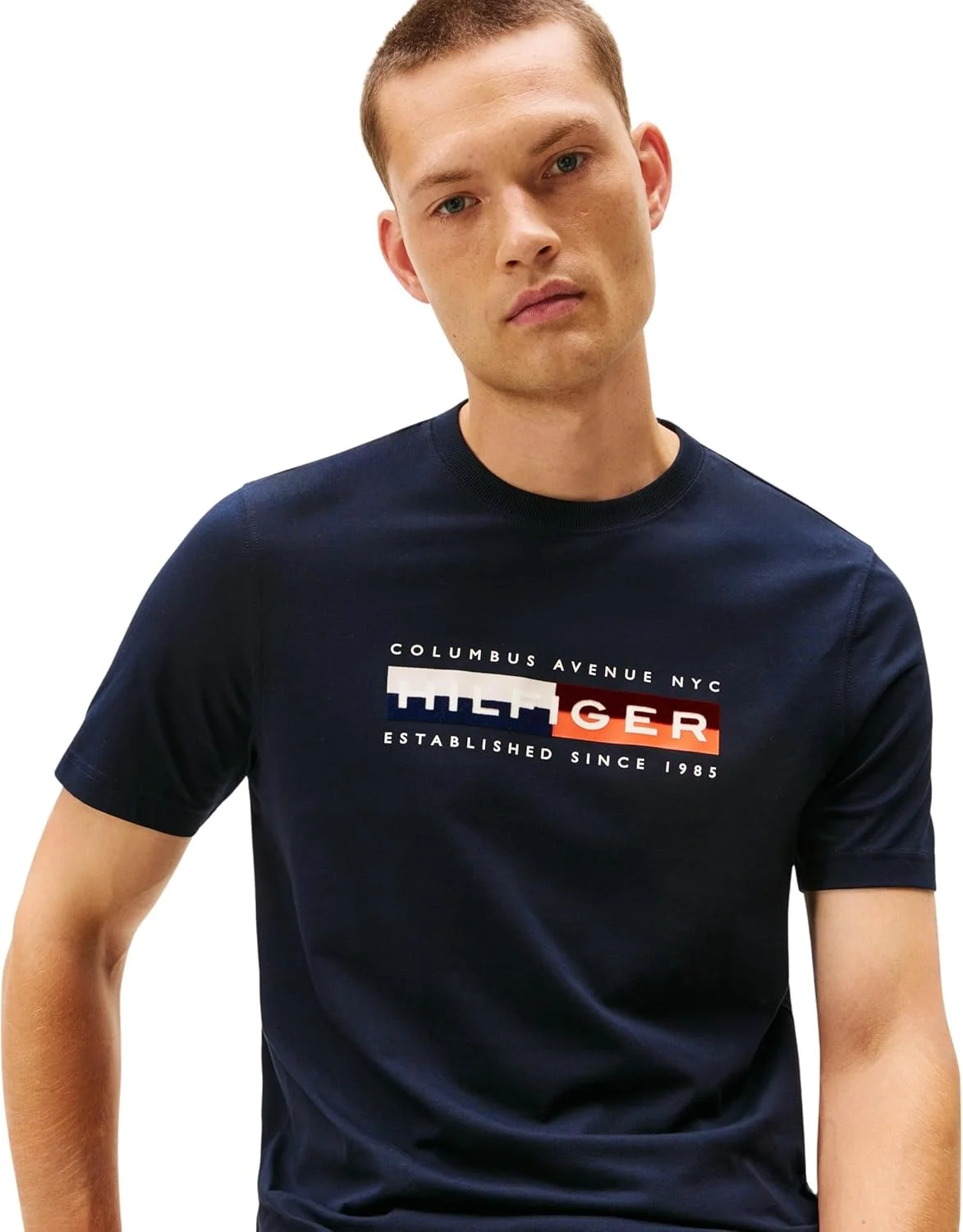 تی شرت مردانه تامی هیلفیگر طرح رنگی Mw0mw40014 آستین کوتاه (تک عددی) تی شرت مردانه تامی هیلفیگر طرح رنگی Mw0mw40014 آستین کوتاه (تک عددی)