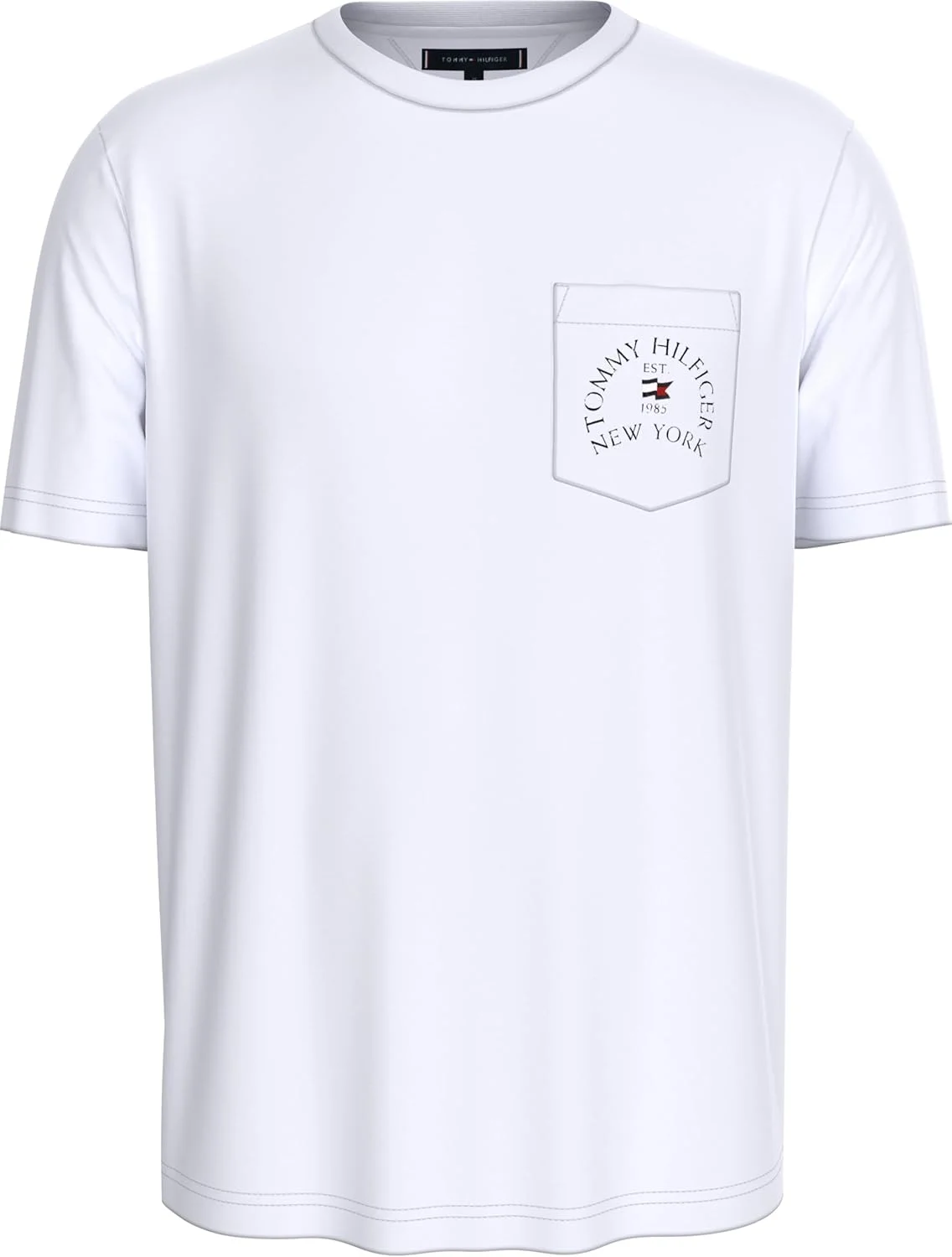 تی شرت مردانه تامی هیلفیگر HILFIGER ARCH POCKET مناسب استایل خیابانی (تک عددی)