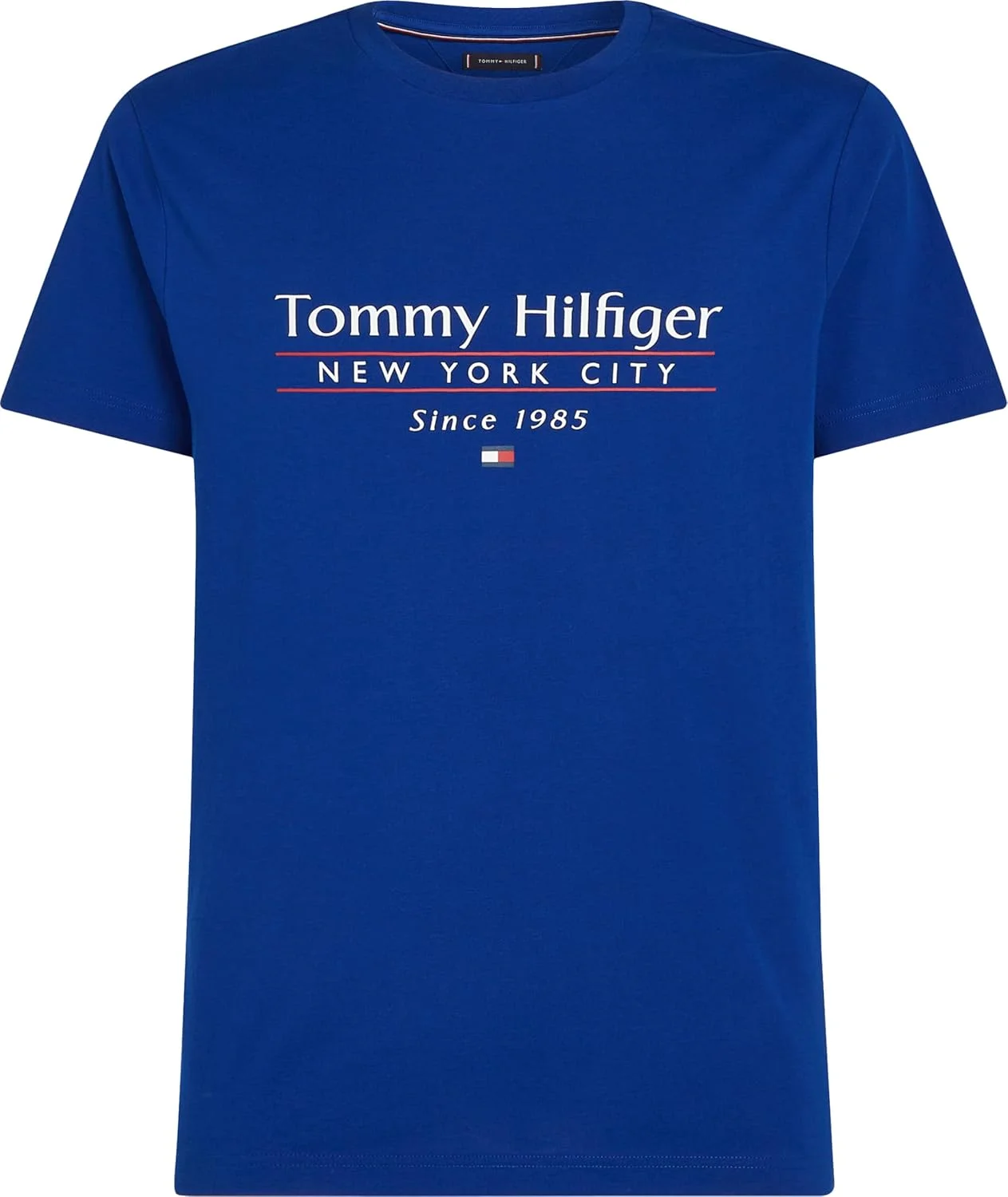 تی شرت آستین کوتاه مردانه تامی هیلفیگر مدل HILFIGER CENTER STACK TEE