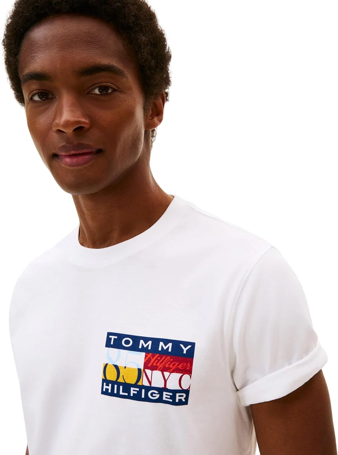 تی شرت مردانه تامی هیلفیگر مدل Th Colour Flag Tee Mw0mw40006 آستین کوتاه (تک عددی) تی شرت مردانه تامی هیلفیگر مدل Th Colour Flag Tee Mw0mw40006 آستین کوتاه (تک عددی)