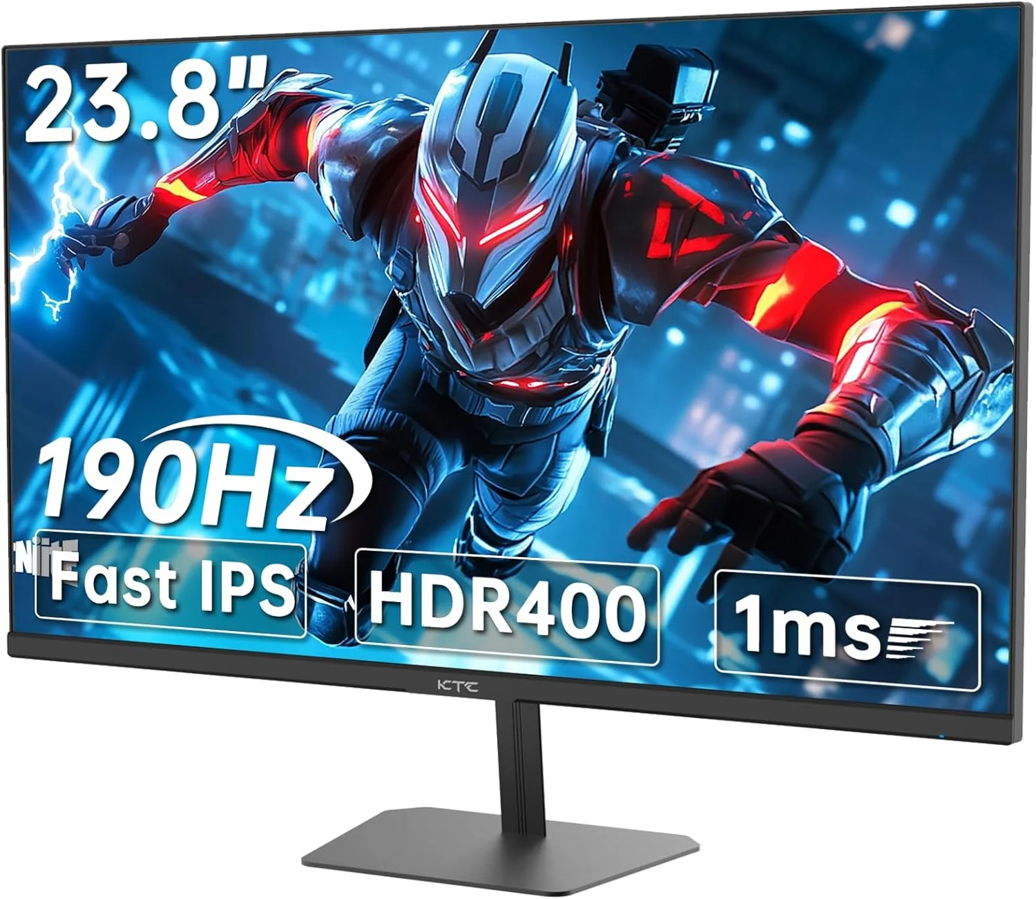 مانیتور گیمینگ 24 اینچ KTC، نرخ نوسازی 190 هرتز/180 هرتز، صفحه نمایش HDR 400 Fast IPS، مانیتور FHD 1080P، پوشش 133% sRGB، AdaptiveSync، زمان پاسخگویی 1 میلی ثانیه، HDMI *2 و DP*1، قابلیت تنظیم شیب، محافظت از چشم، مدل H24F8 مانیتور گیمینگ 24 اینچ KTC، نرخ نوسازی 190 هرتز/180 هرتز، صفحه نمایش HDR 400 Fast IPS، مانیتور FHD 1080P، پوشش 133% sRGB، AdaptiveSync، زمان پاسخگویی 1 میلی ثانیه، HDMI *2 و DP*1، قابلیت تنظیم شیب، محافظت از چشم، مدل H24F8