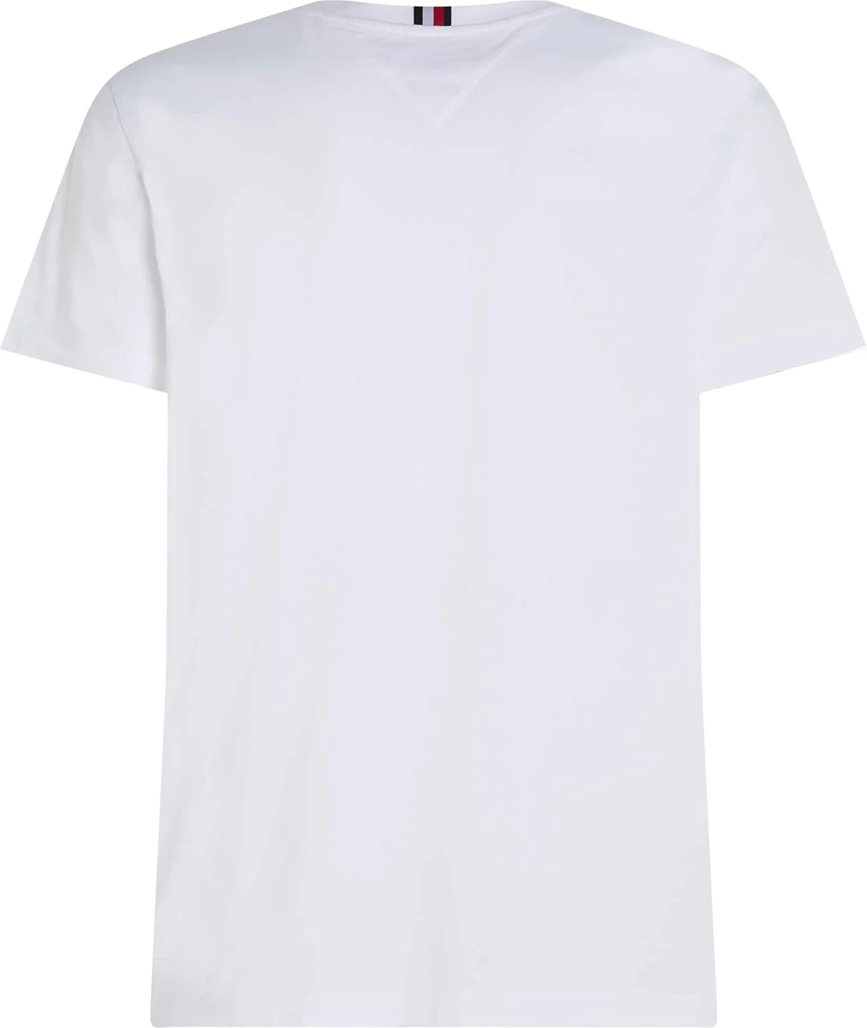 تی شرت آستین کوتاه مردانه تامی هیلفیگر با راه راه در مرکز سینه تی شرت آستین کوتاه مردانه تامی هیلفیگر با راه راه در مرکز سینه