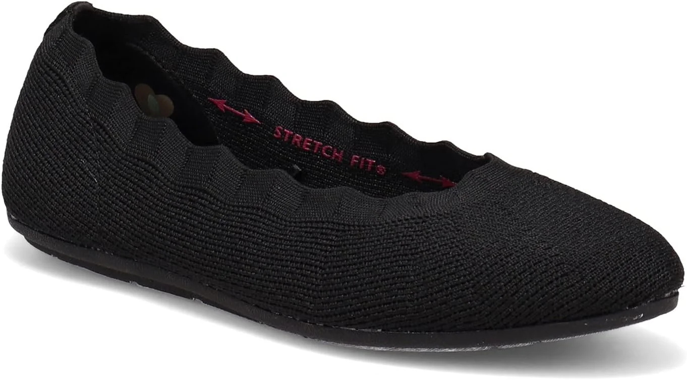 کفش تخت زنانه اسکیچرز Cleo 2.0 - بافت کشباف طرح دار و کفی مموری فوم خنک کننده کفش تخت زنانه اسکیچرز Cleo 2.0 - بافت کشباف طرح دار و کفی مموری فوم خنک کننده