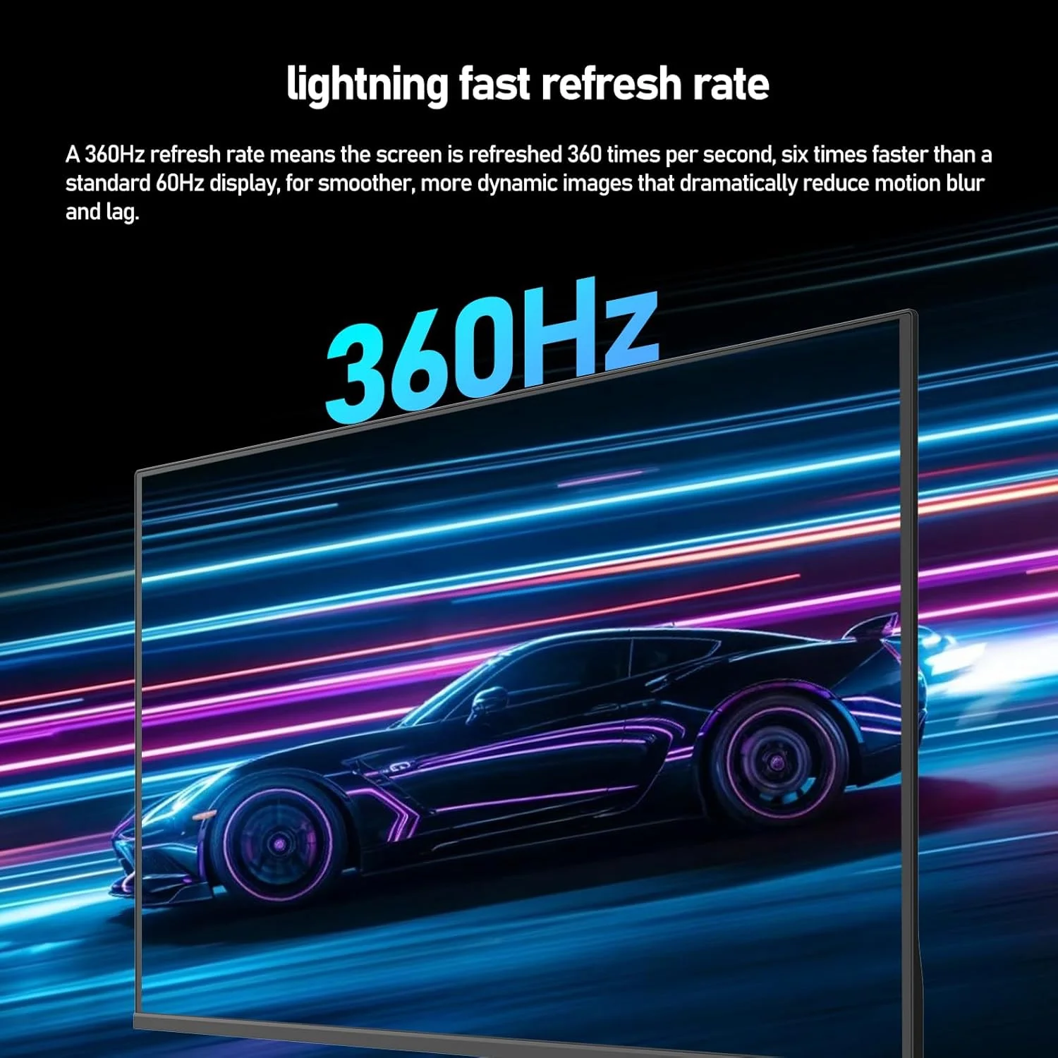 مانیتور گیمینگ 27 اینچی Gawfolk QD-OLED QHD 360Hz با زمان پاسخگویی 0.03ms(GTG)، دارای PIP/PBP، پوشش 99% DCI-P3، FreeSync، HDR400، نسبت کنتراست 1.5M:1، نورپردازی RGB و پایه قابل تنظیم ارتفاع/چرخش (مشکی)