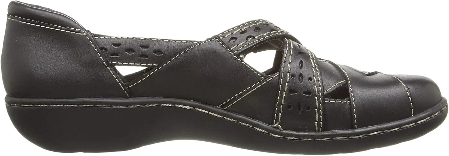 کفش زنانه کالارکس Ashland Spin Q Slip-On مشکی سایز 9, 40 EU X-Wide کفش زنانه کالارکس Ashland Spin Q Slip-On مشکی سایز 9, 40 EU X-Wide