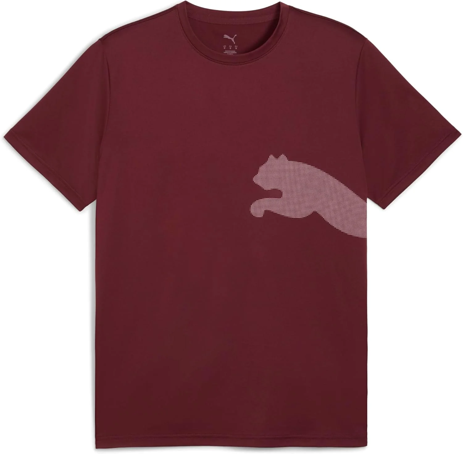 تی شرت مردانه پوما مدل TAD BIG LOGO با رنگ Ruby Shimmer