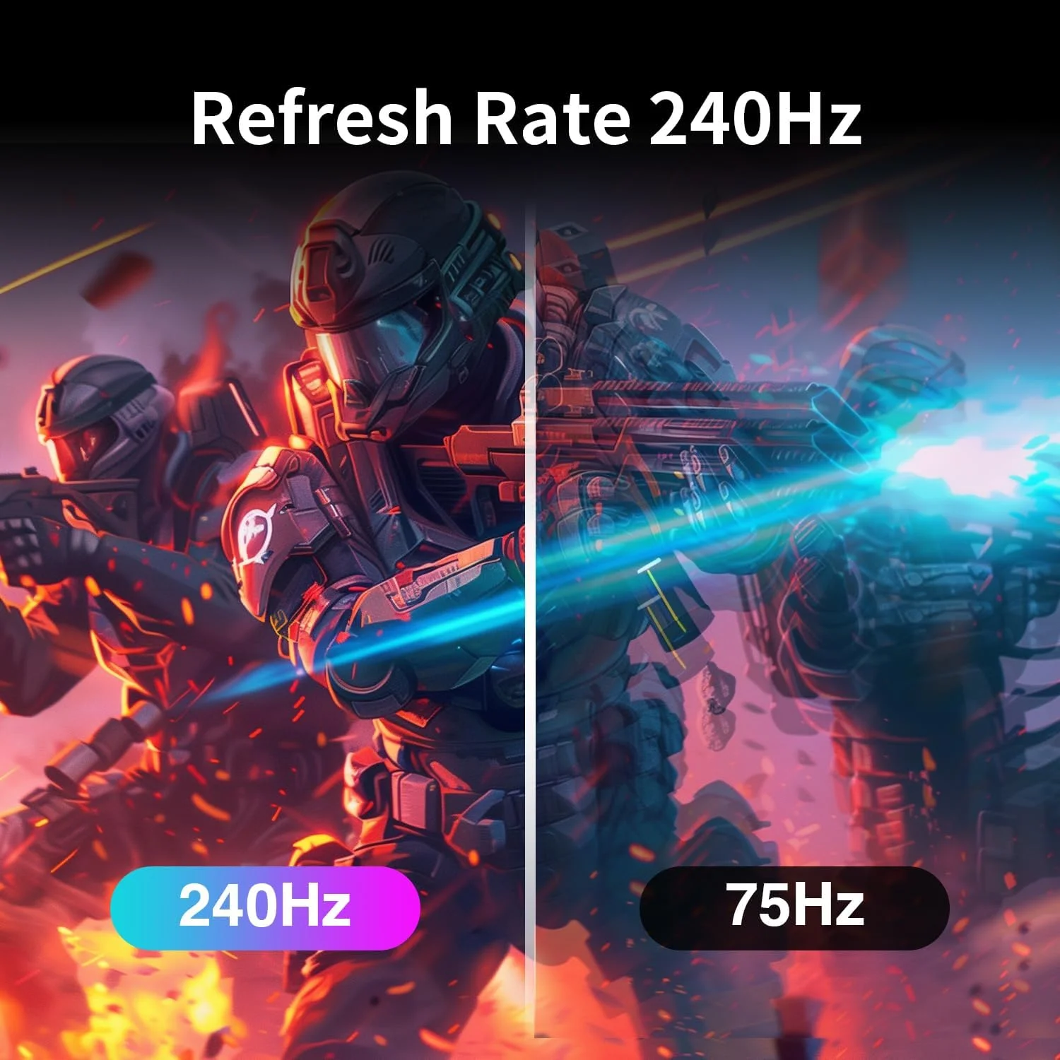 مانیتور گیمینگ خمیده 27 اینچ 240 هرتز، FHD 1080p، پنل VA، زمان پاسخگویی 0.5 میلیثانیه، Adaptive Sync، مانیتور کامپیوتر PC، بدون حاشیه 3 طرفه، فوقالعاده باریک، 100% sRGB، فیلتر نور آبی، DP، HDMI مانیتور گیمینگ خمیده 27 اینچ 240 هرتز، FHD 1080p، پنل VA، زمان پاسخگویی 0.5 میلیثانیه، Adaptive Sync، مانیتور کامپیوتر PC، بدون حاشیه 3 طرفه، فوقالعاده باریک، 100% sRGB، فیلتر نور آبی، DP، HDMI