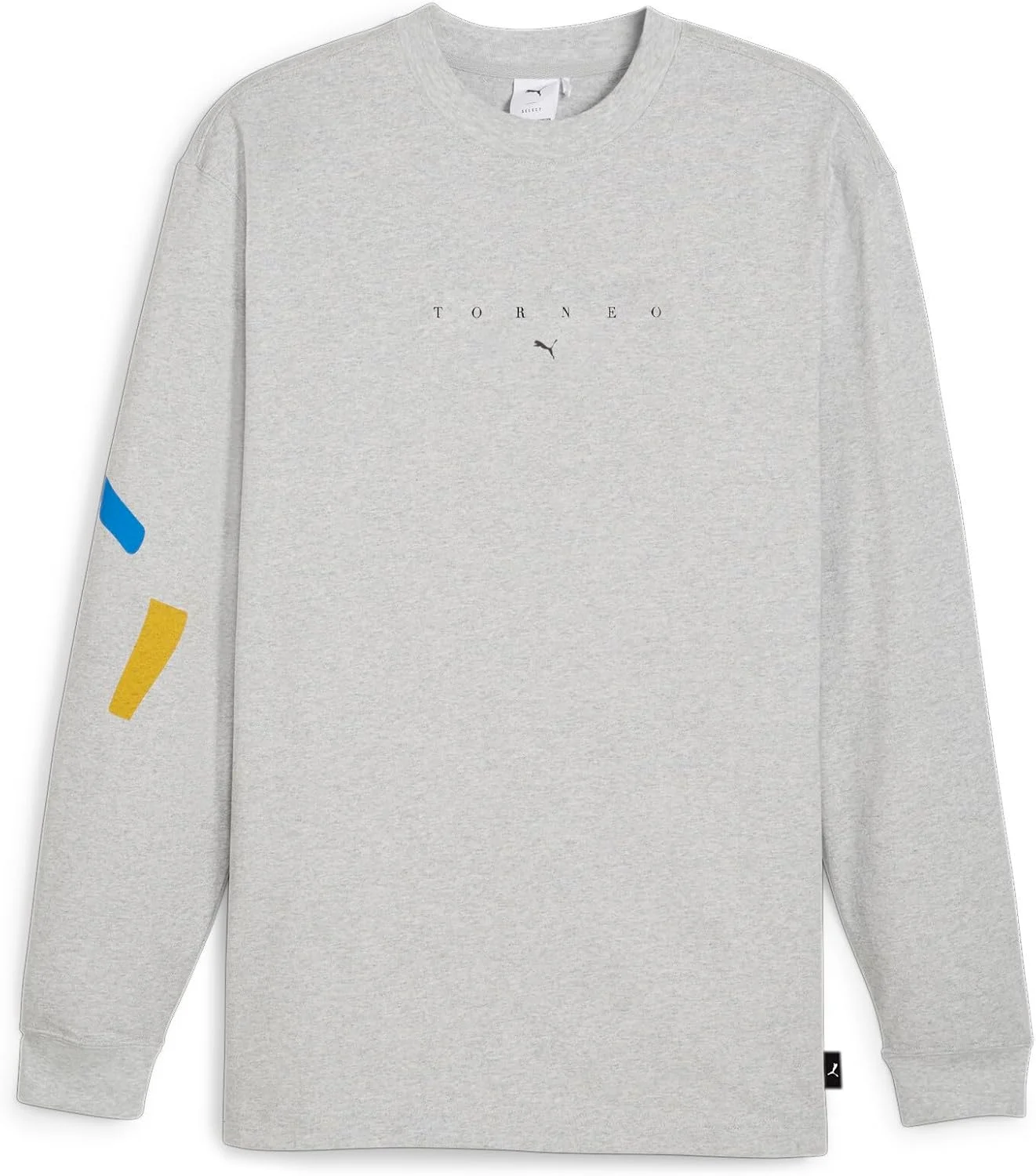 تی شرت آستین بلند مردانه پوما مدل House of Graphics Torneo - سایز L - خاکستری