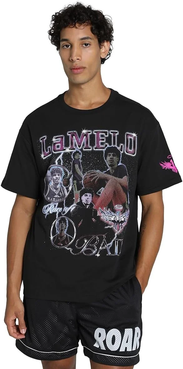 تی‌شرت بسکتبال مردانه پوما Melo Iridescent Hornets