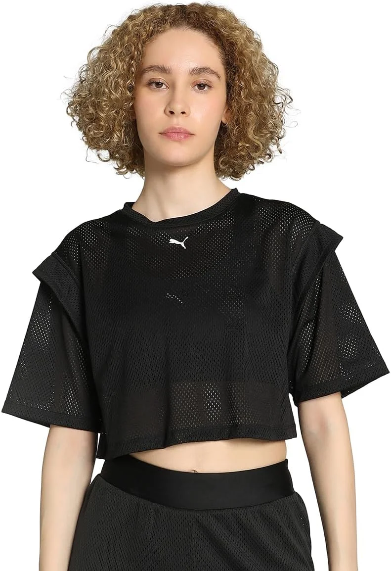 تی شرت نیم تنه ورزشی مشبک پوما مناسب آقایان و بانوان