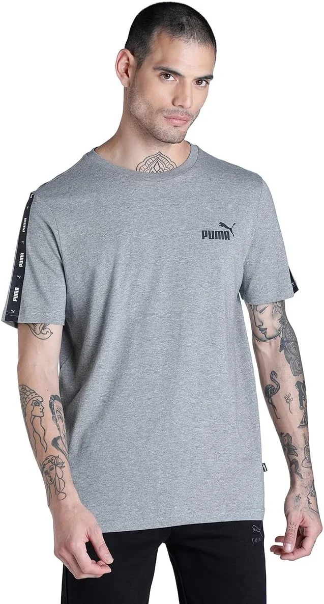 تی شرت مردانه پوما مدل Ess+ Tape Tee