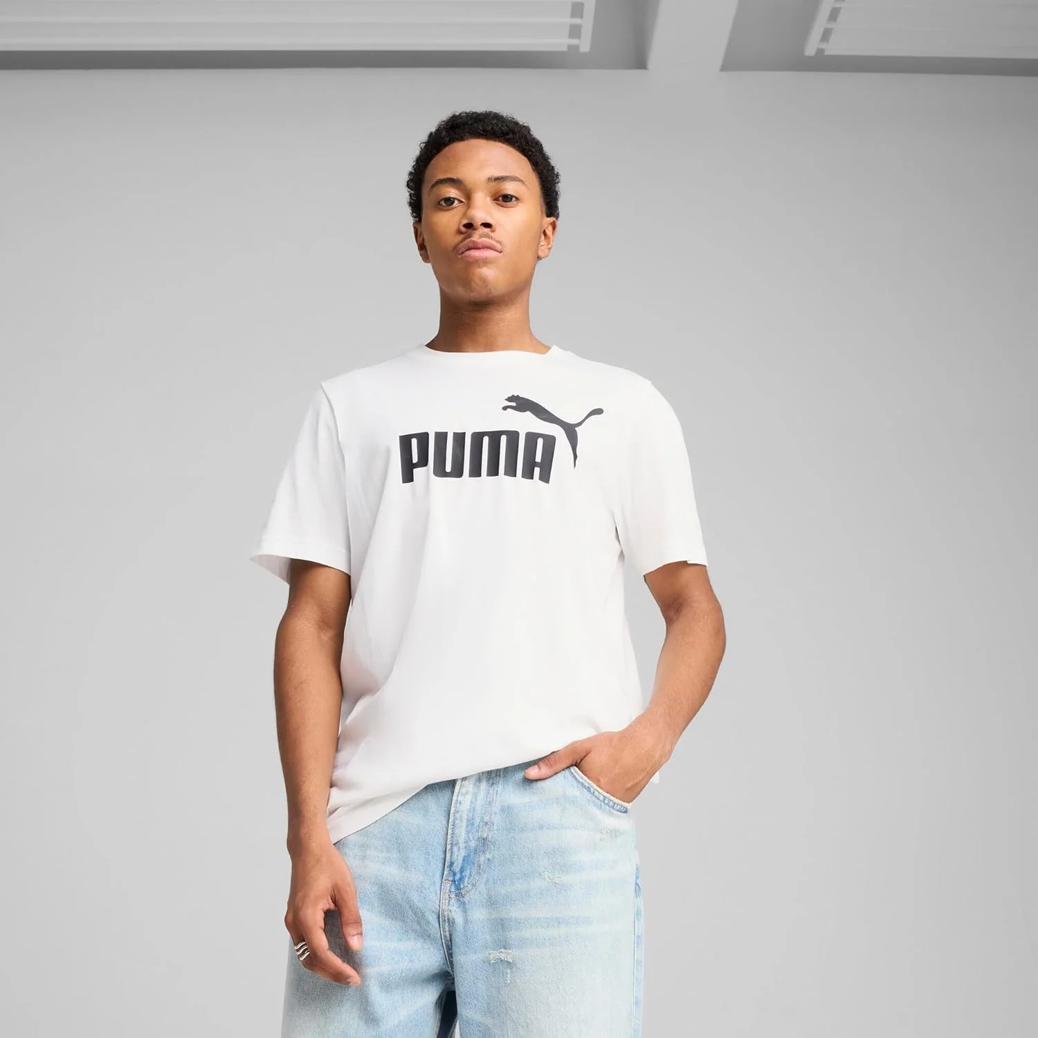 تی شرت مردانه پوما مدل Essentials Logo (موجود در سایزهای بزرگ) تی شرت مردانه پوما مدل Essentials Logo (موجود در سایزهای بزرگ)