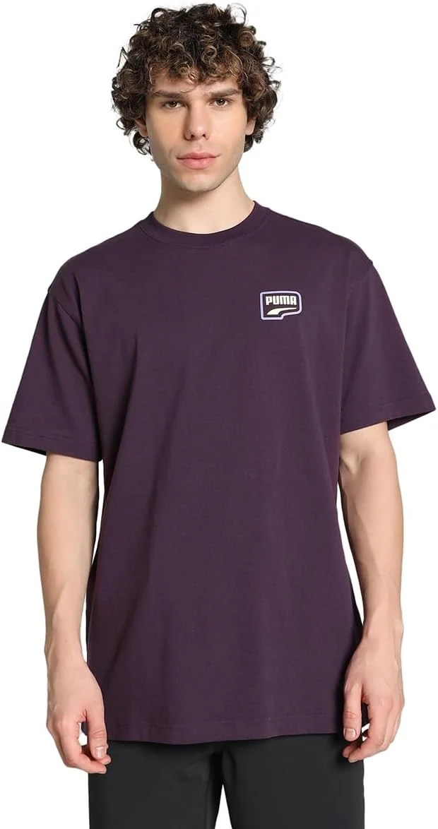 تی‌شرت گرافیکی مردانه پوما مدل DOWNTOWN با برش آزاد