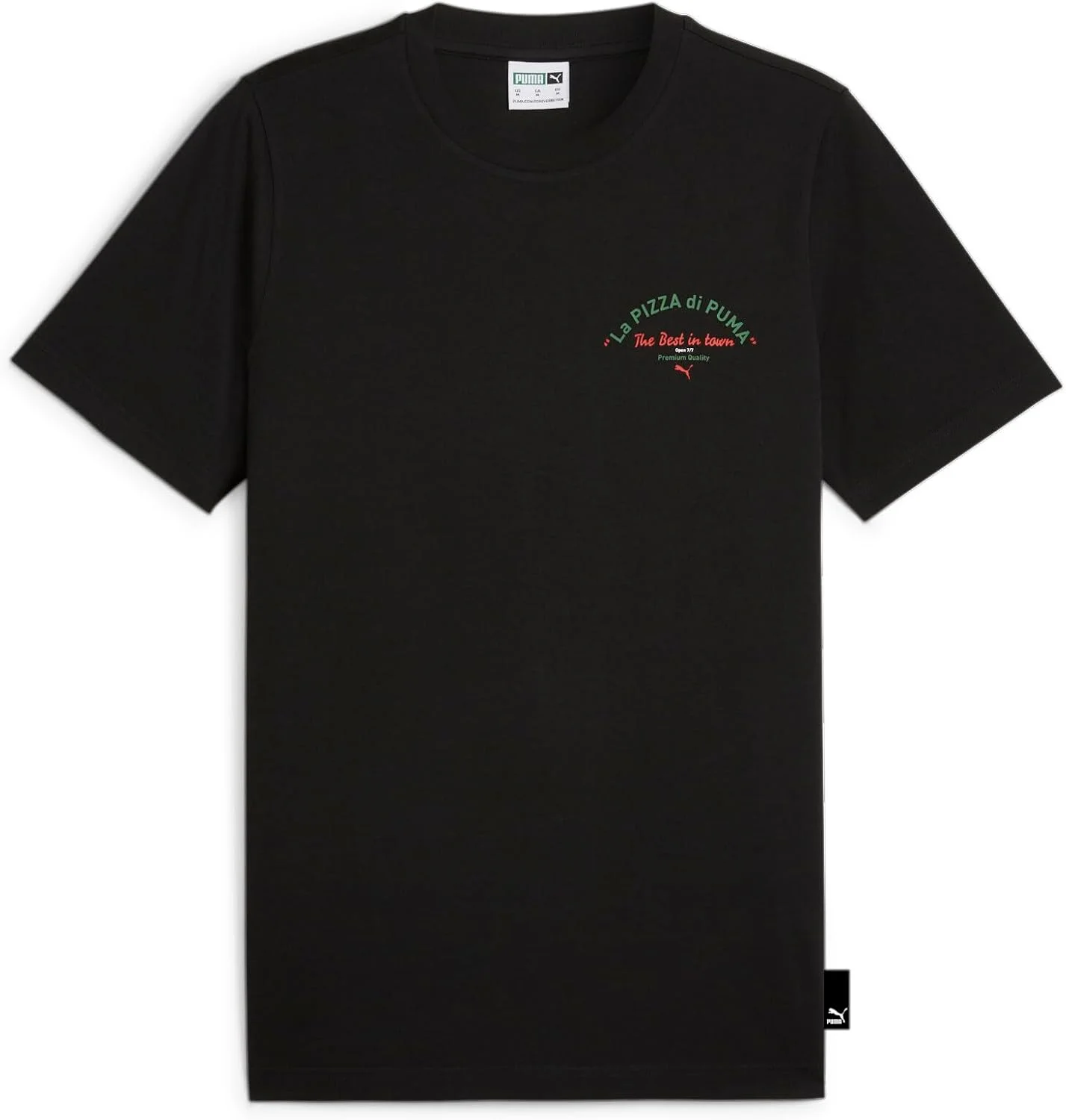 تی شرت مردانه پوما با طرح گرافیکی پیتزا